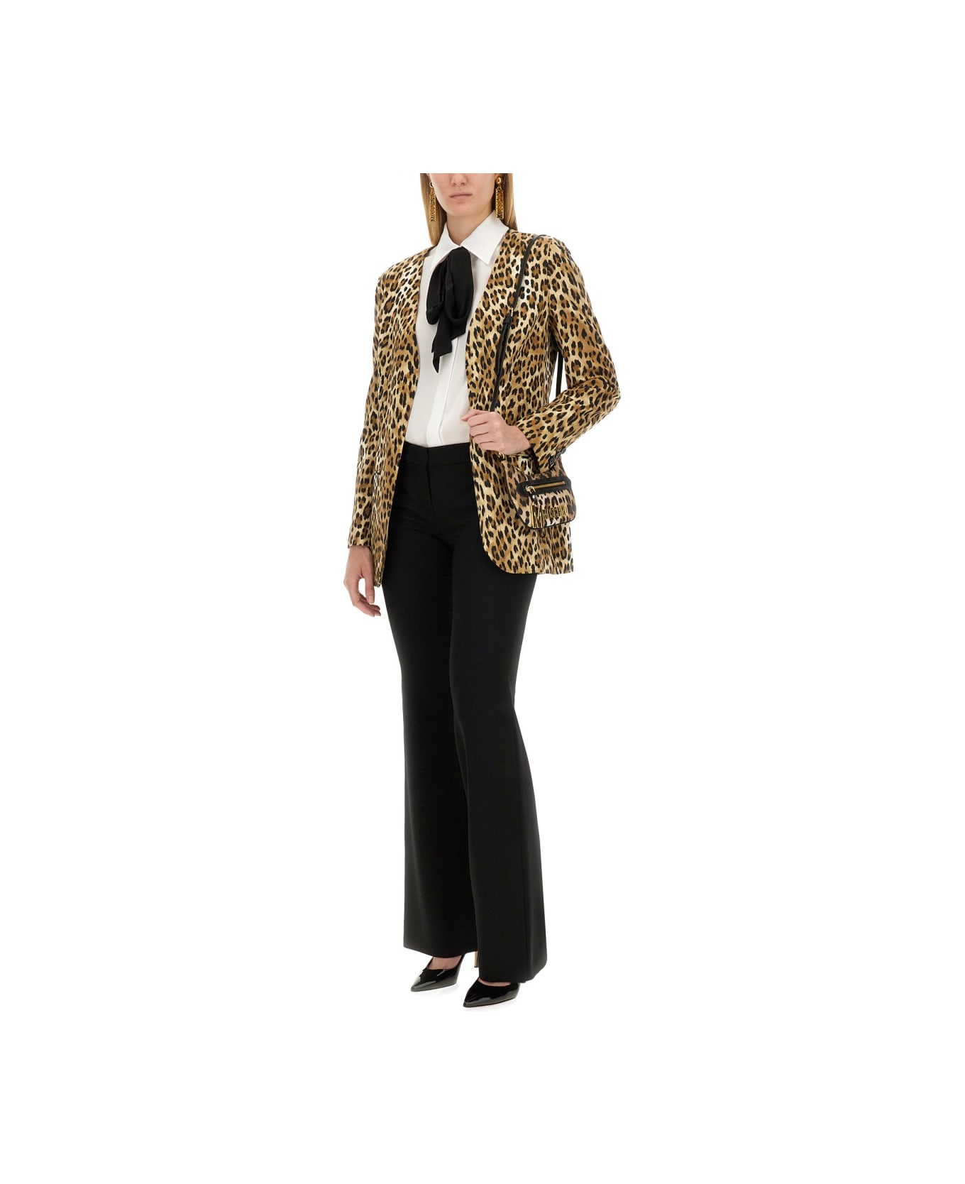 Moschino Jacket With Animal Pattern - ANIMALIER