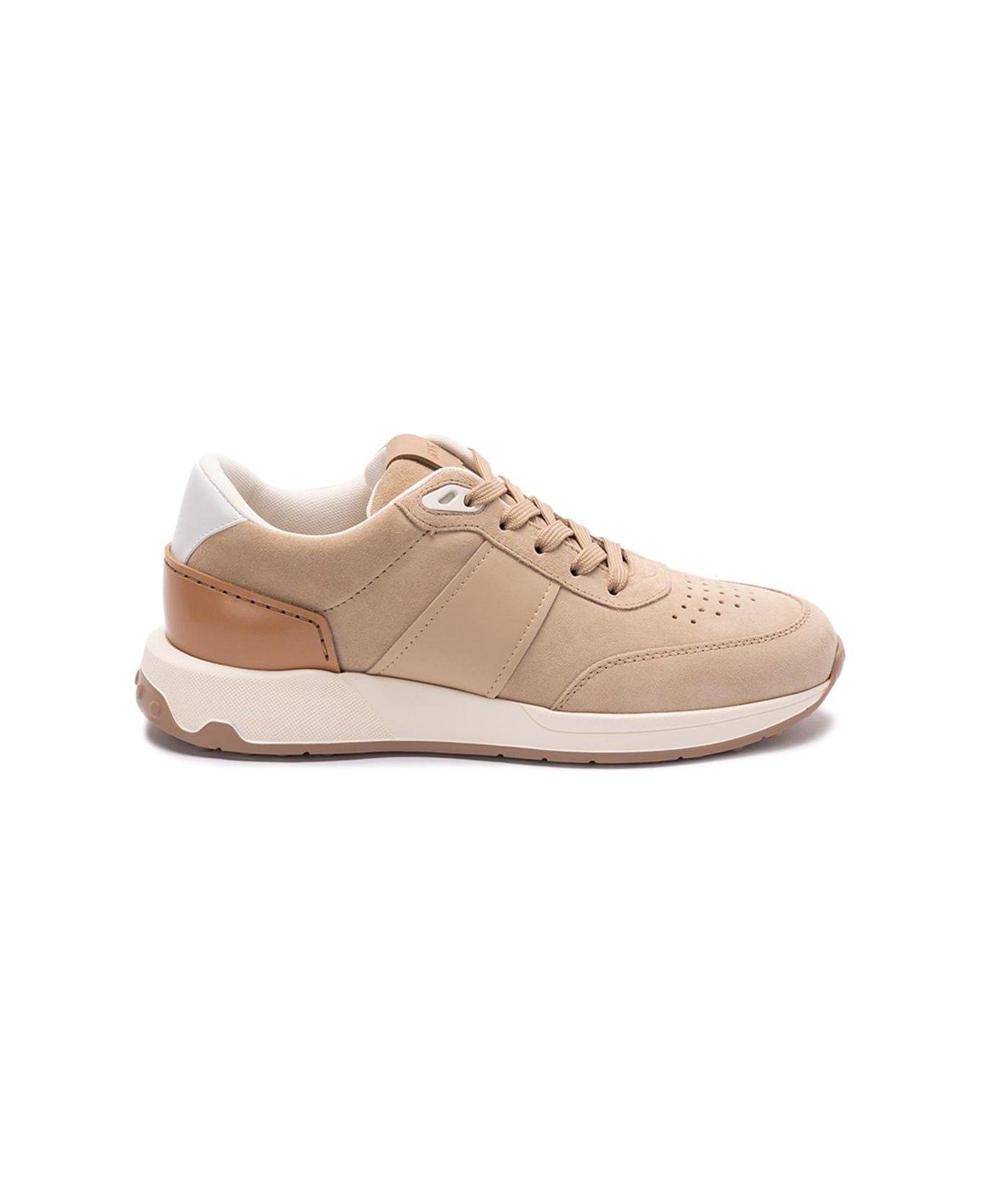Tod's Panelled Lace-up Sneakers - SABBIA