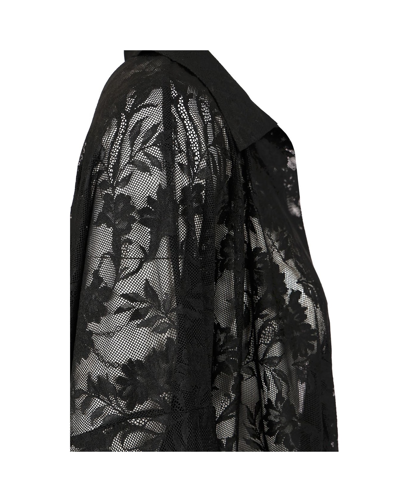 Norma Kamali Semi-sheer Bodysuit - Black