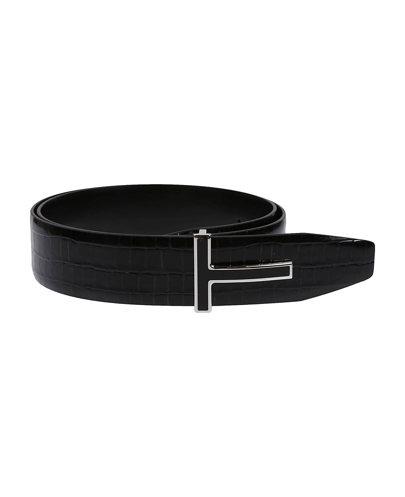 Tom Ford T Reversible Belt - Black