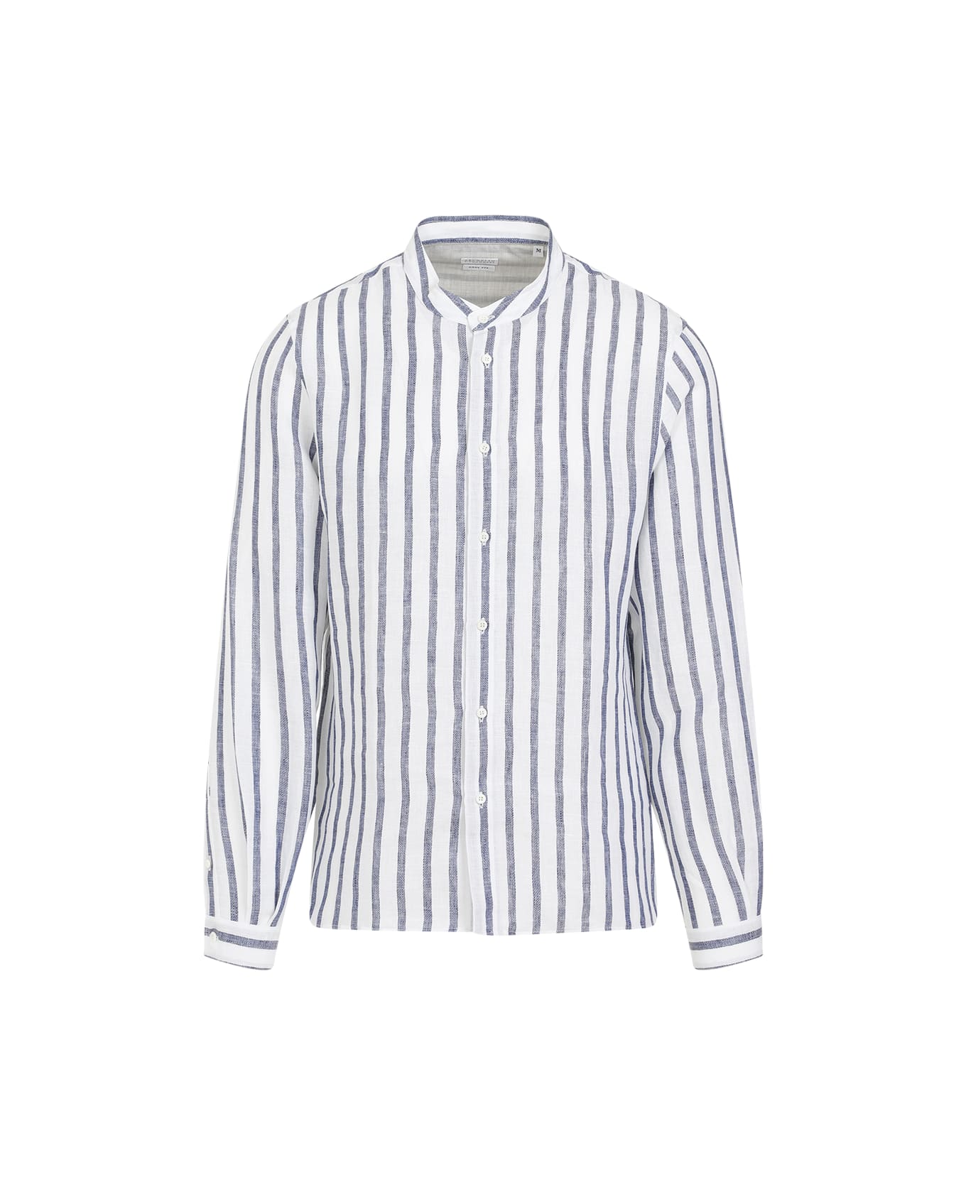 Brunello Cucinelli Striped Button-up Shirt - Bianco Denim