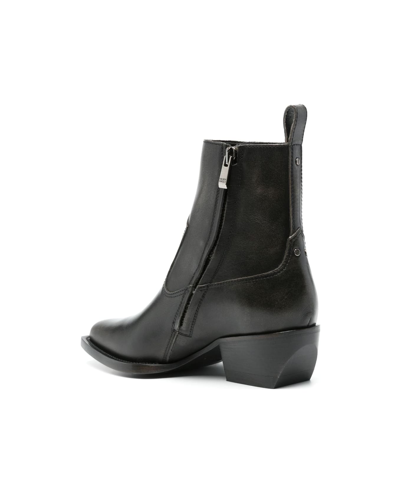 Golden Goose Debbie Leather Boots - Black