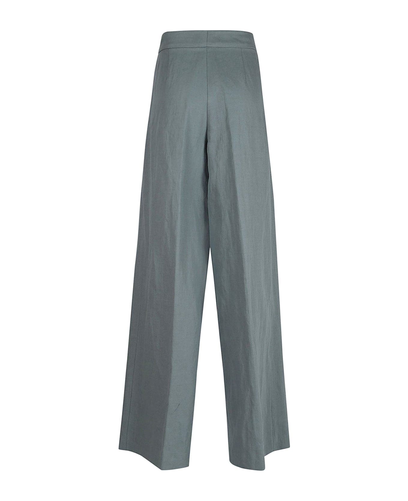 Dries Van Noten Pleated Straight-leg Trousers - Blue