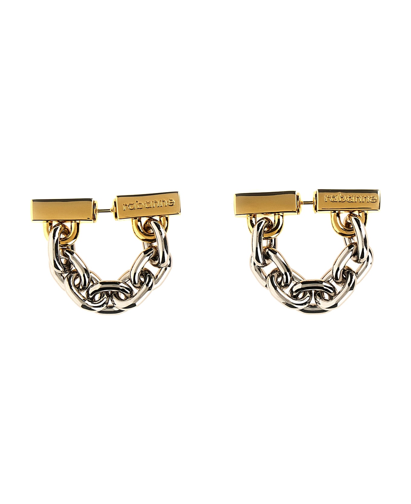 Paco Rabanne 'xl Chain-link' Earrings - Multicolor ジュエリー