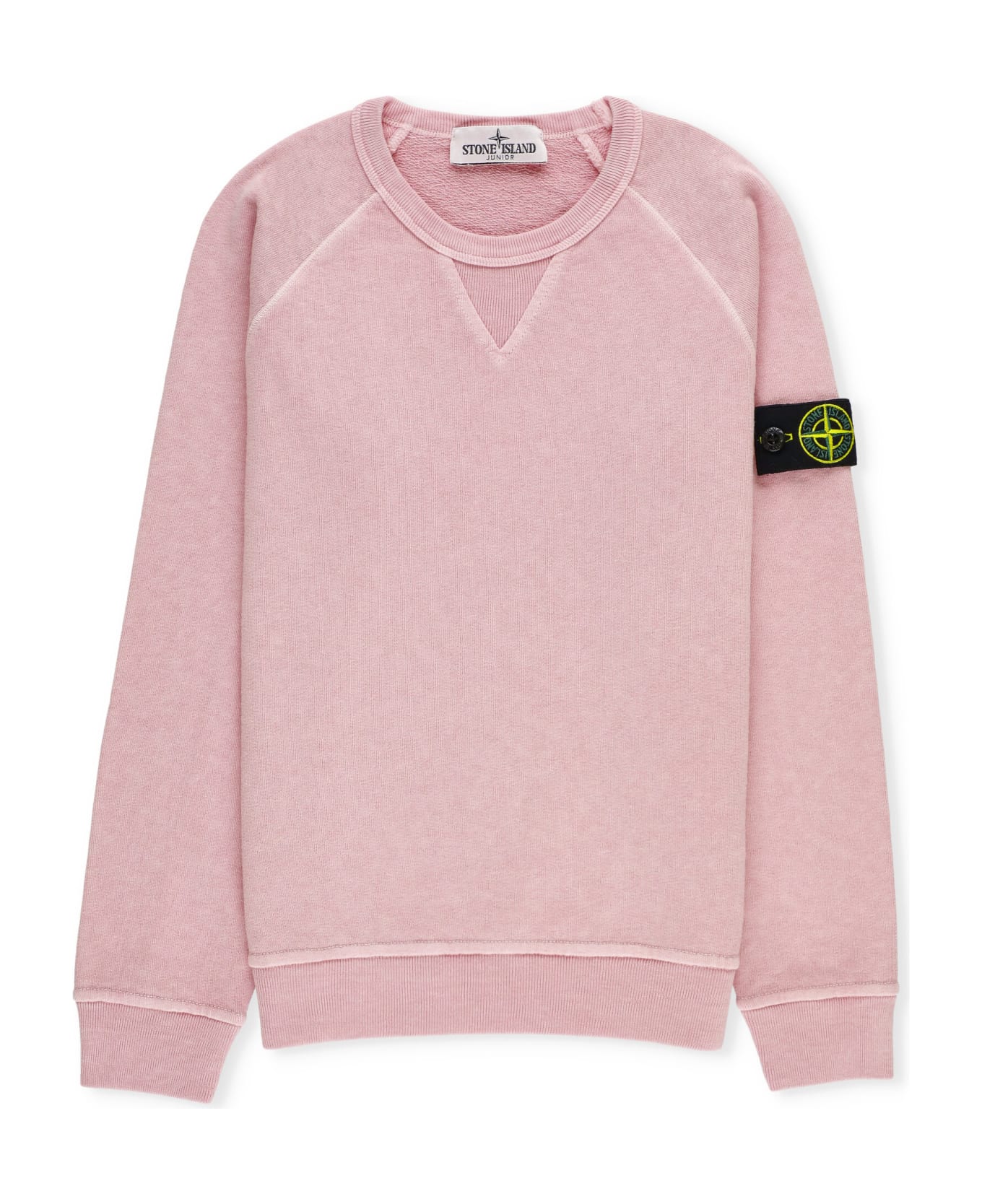 Stone Island Cotton Sweatshirt - Pink ニットウェア＆スウェットシャツ