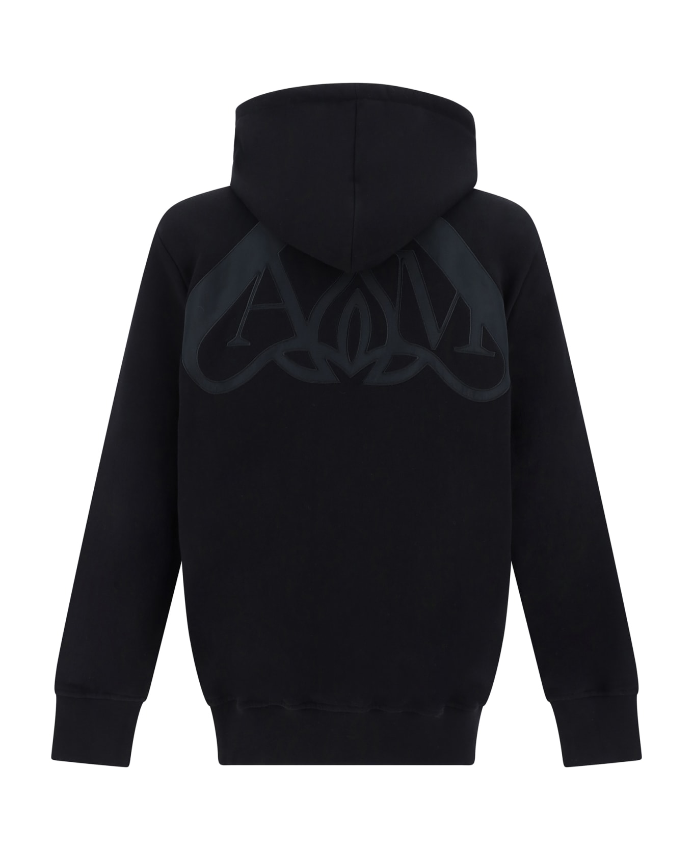 Alexander McQueen Charm Print Hooded Sweatshirt - Black