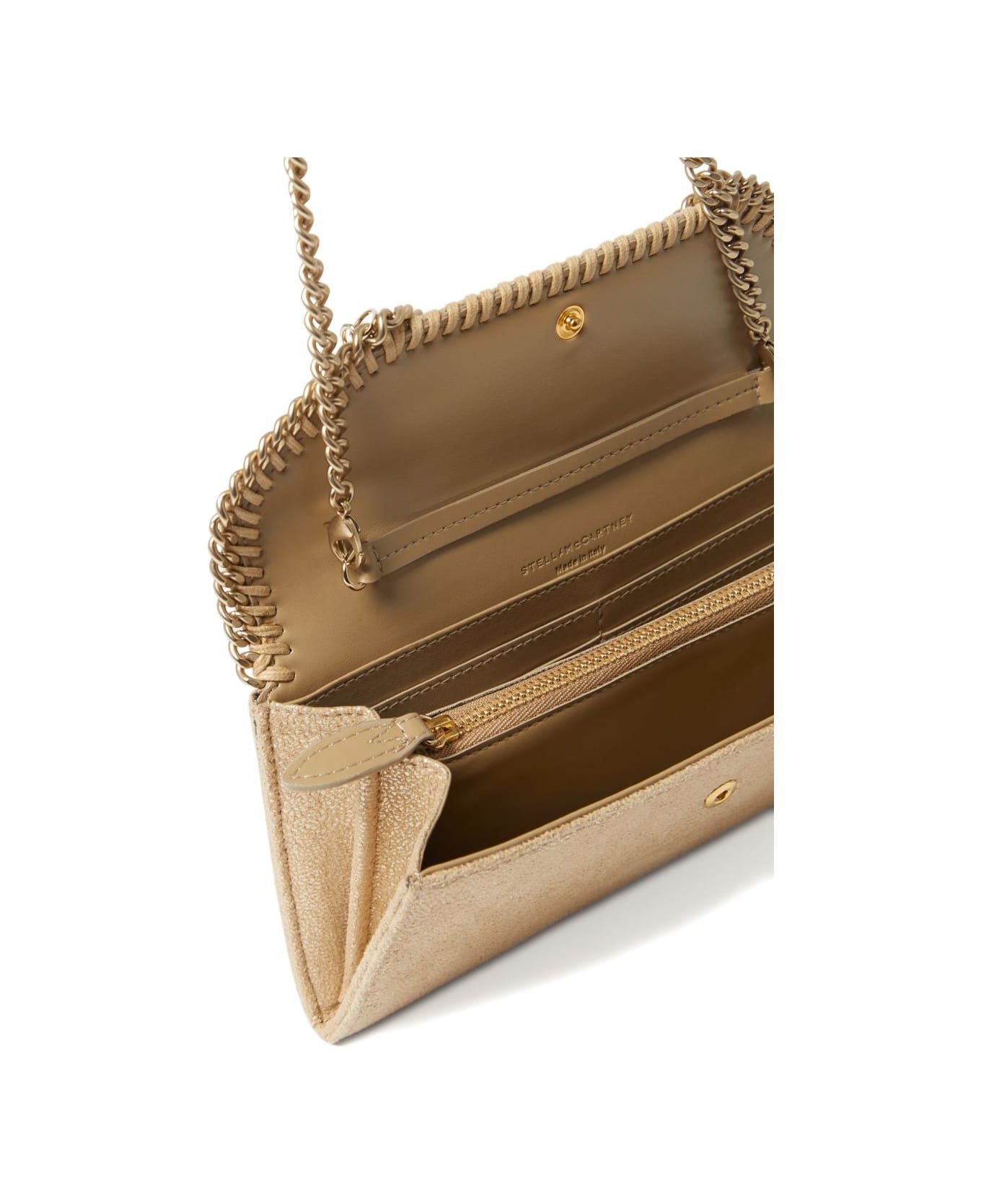 Stella McCartney Falabella Continental Wallet - Golden