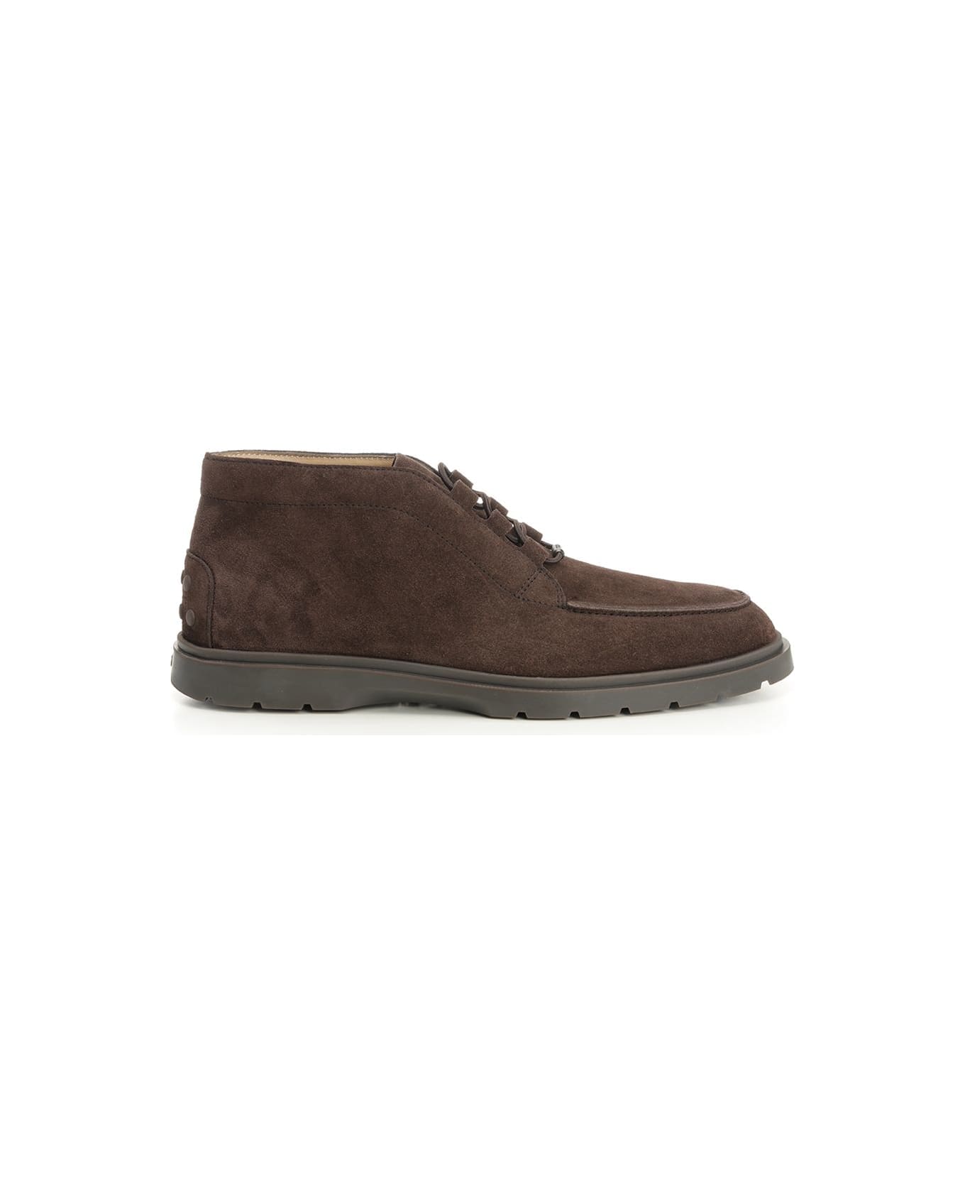 Tod
s Suede Ankle Boot - TESTA MORO