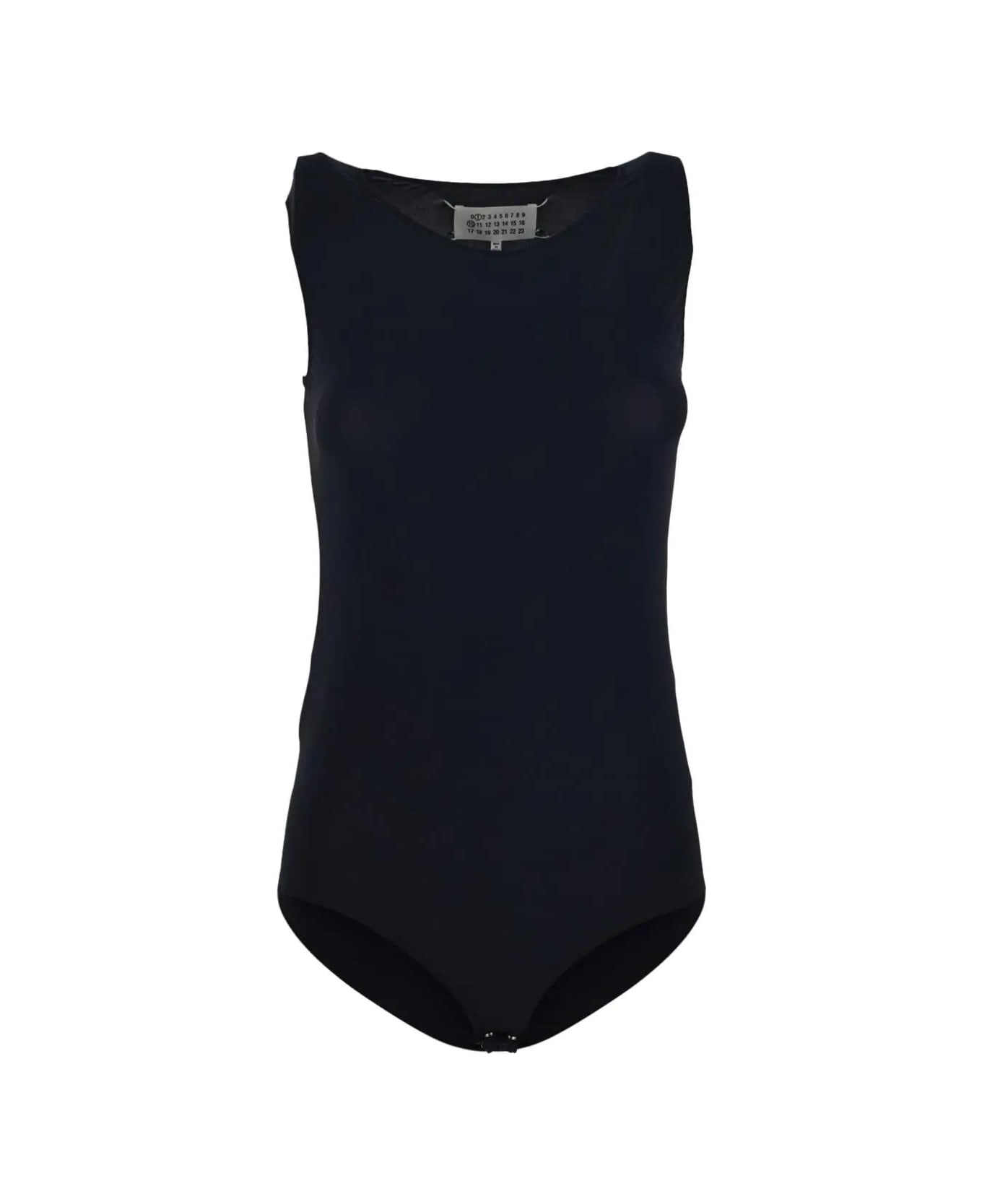 Maison Margiela Technical Jersey Bodysuit - Black