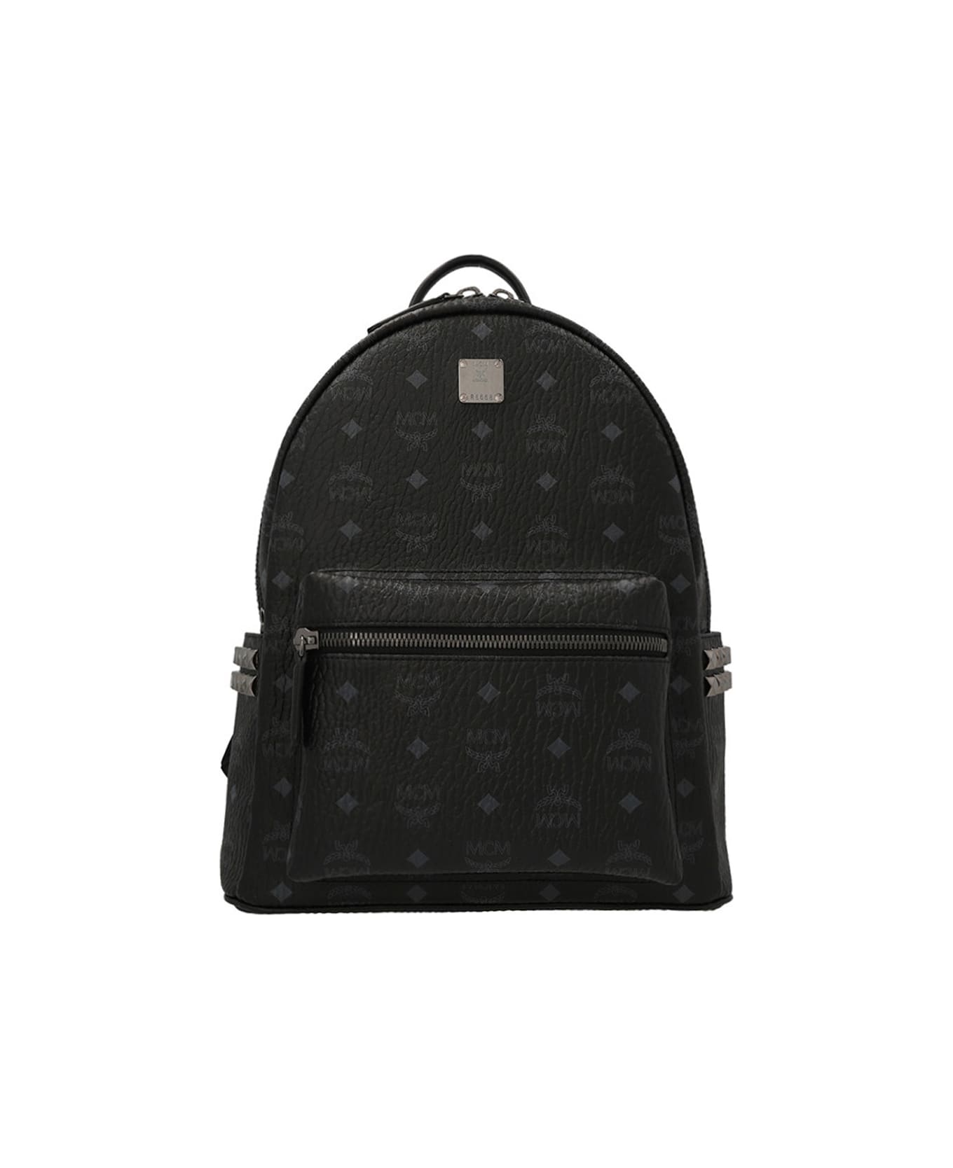 MCM 'stark Visetos' Mini Backpack - Black  