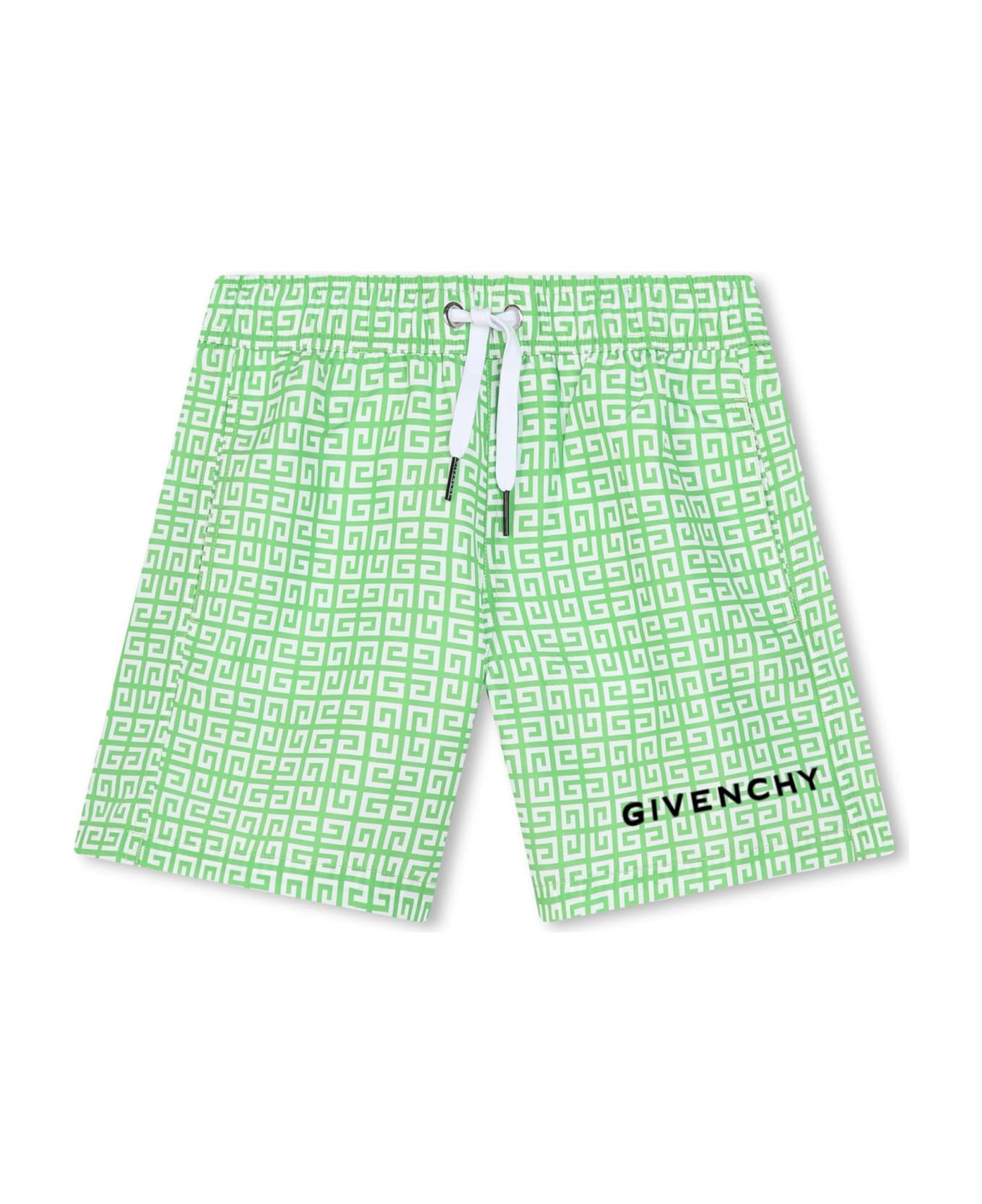 Givenchy Swimsuit With 4g Print - Green
