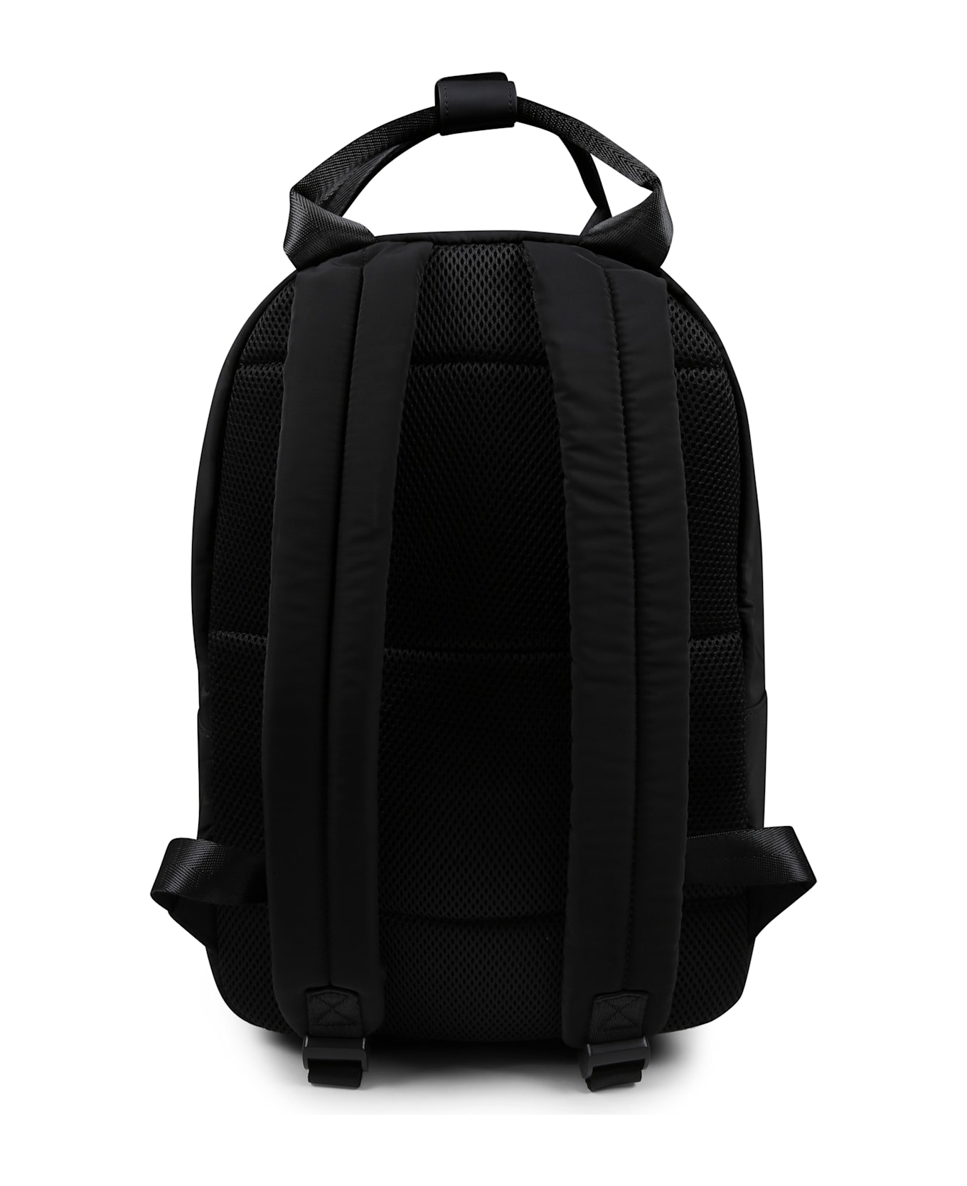 Karl Lagerfeld Kids Black Backpack For Kids With Choupette And Karl Lagerfeld - Black