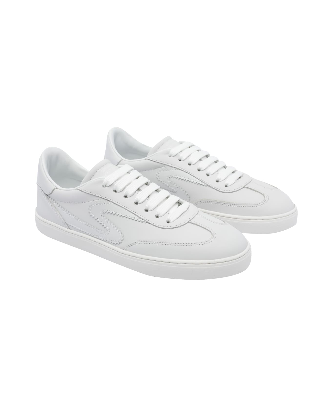 Stuart Weitzman Runaround Sneakers - White