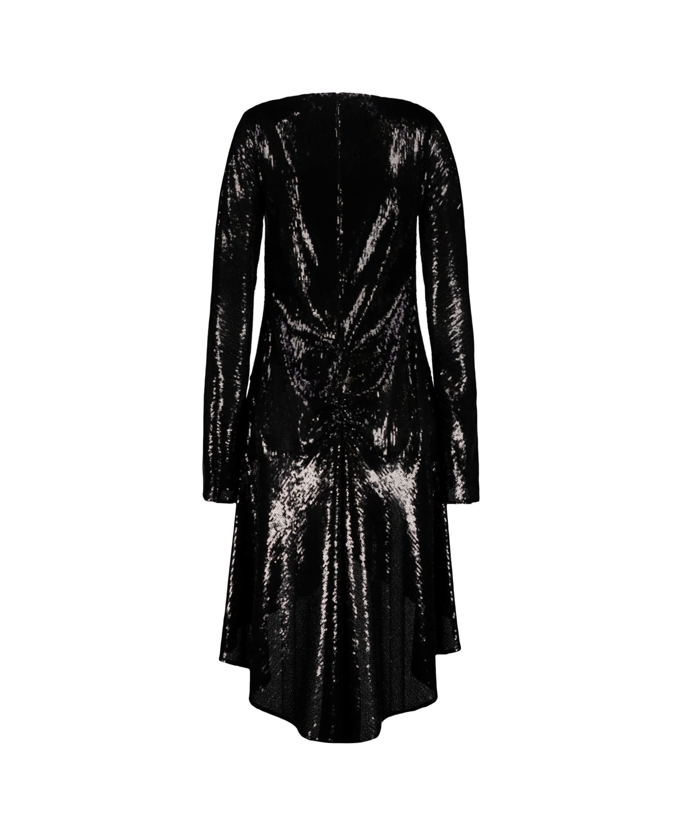 Courrèges Ellipse Glitter Dress - Black ワンピース＆ドレス