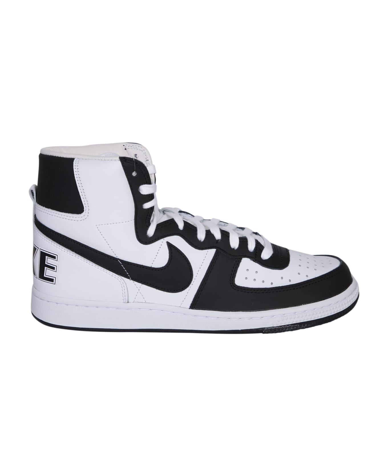 Comme Des Garçons Homme Plus Sneakers High-top Nike Terminator Black/white - Black