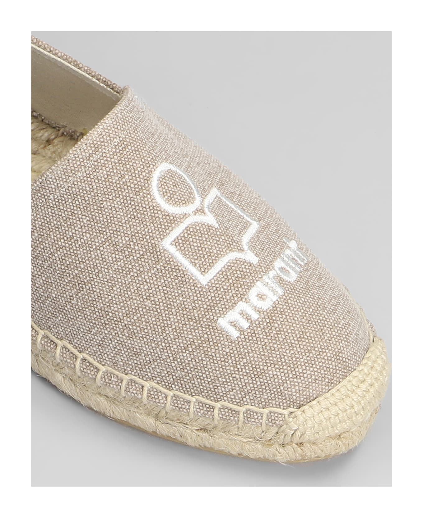Isabel Marant Canae Espadrilles In Beige Cotton - beige