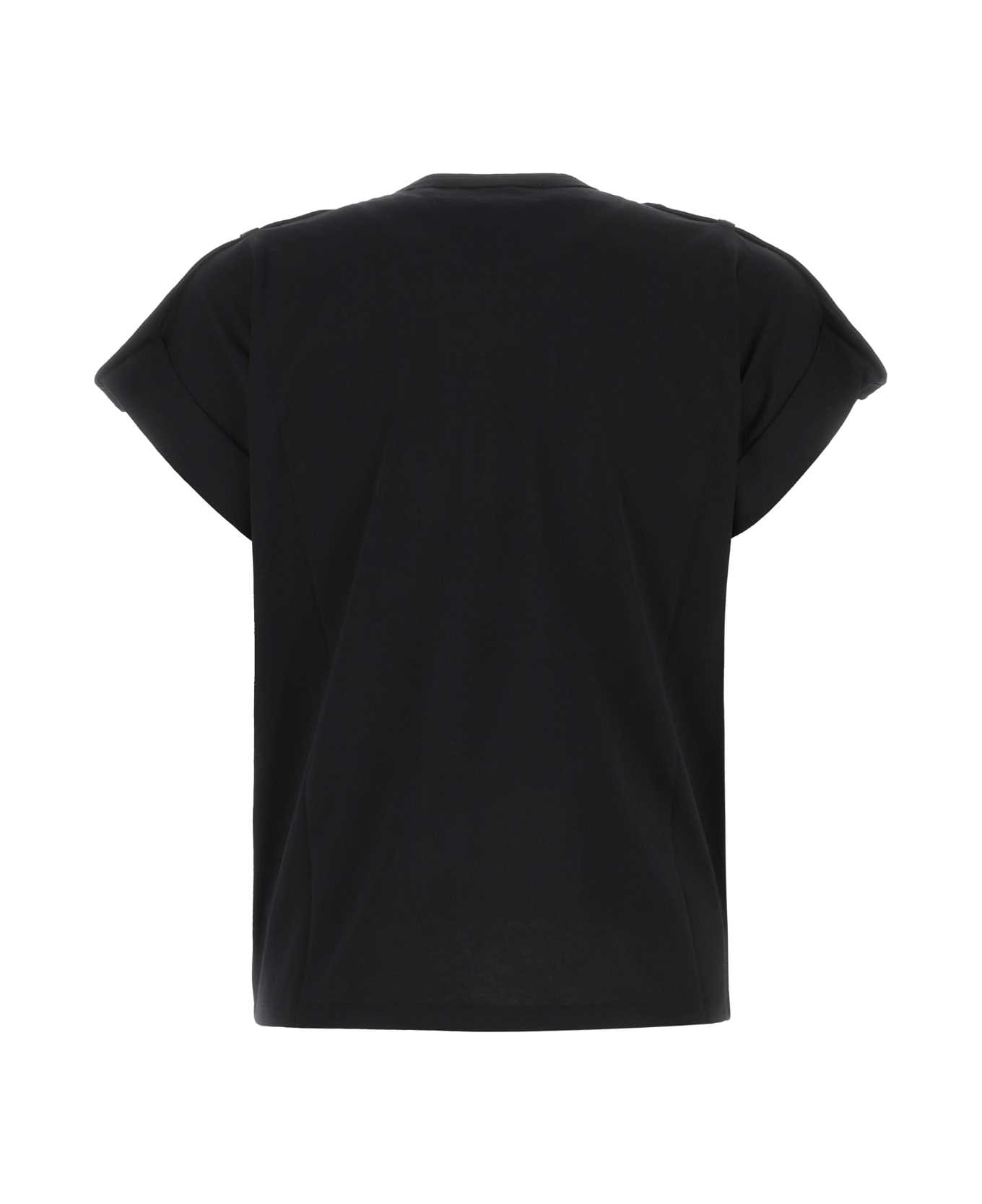 Michael Kors Black Cotton T-shirt - BLACK Tシャツ