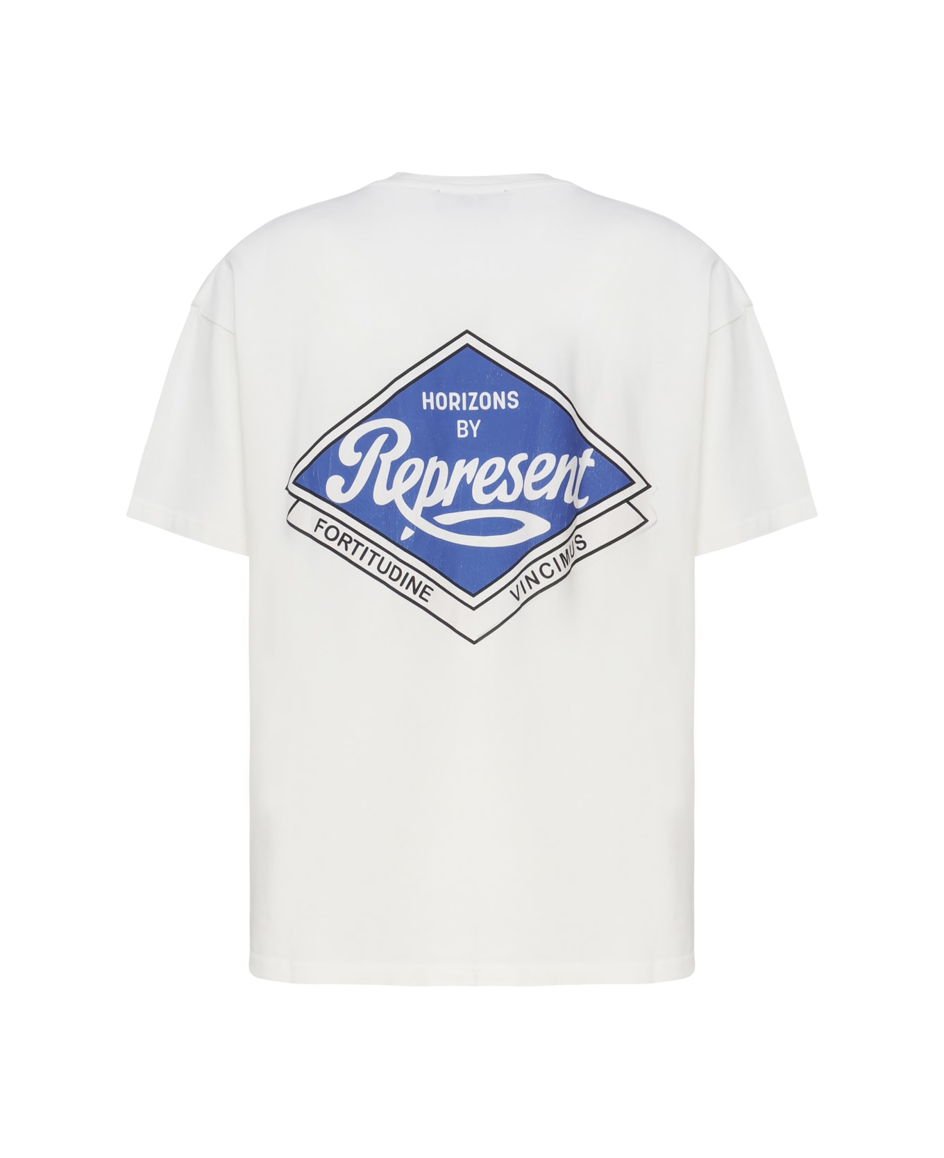 REPRESENT Logo T-shirt In Cotton - Flat white