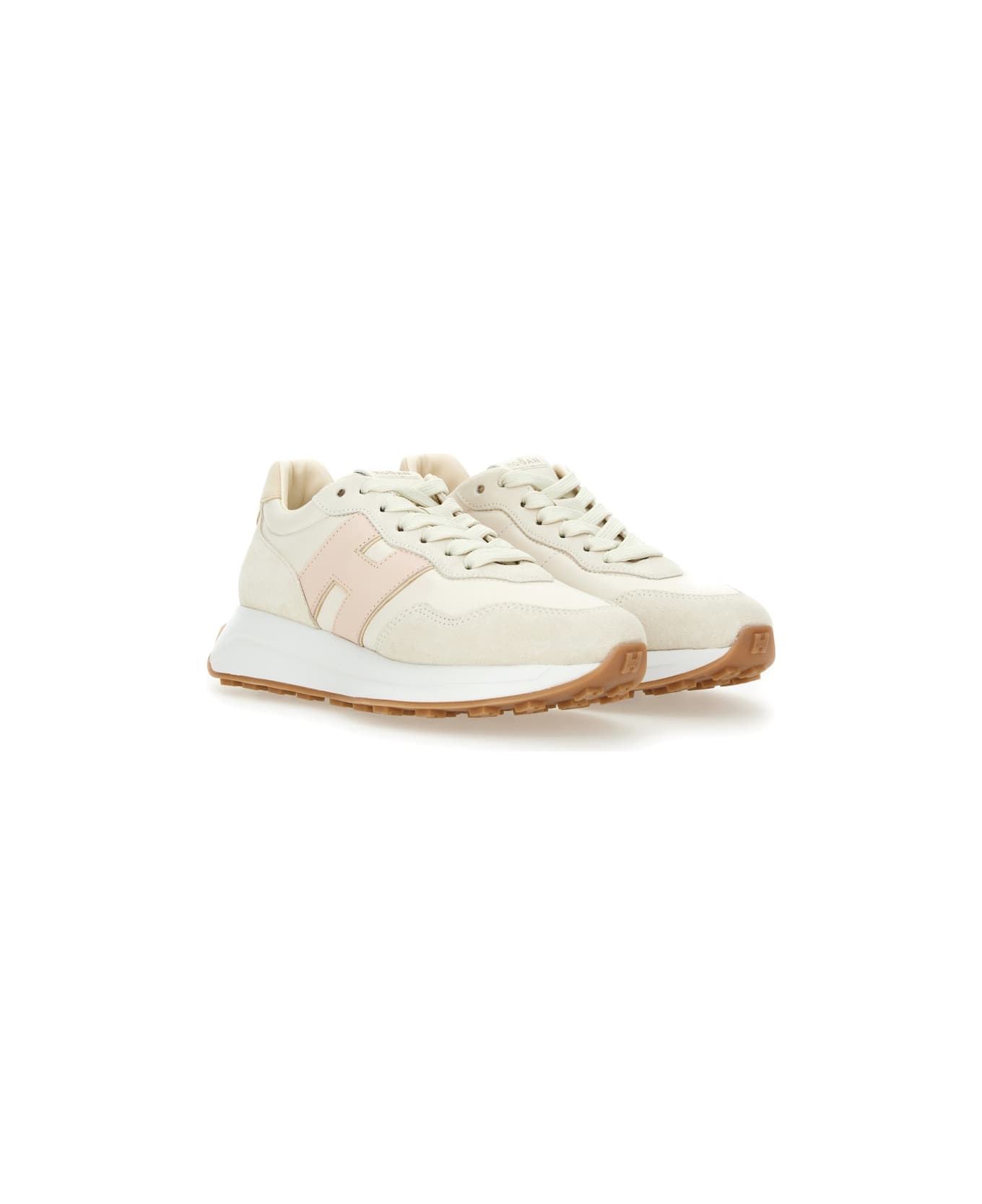 Hogan Leather Sneaker - WHITE