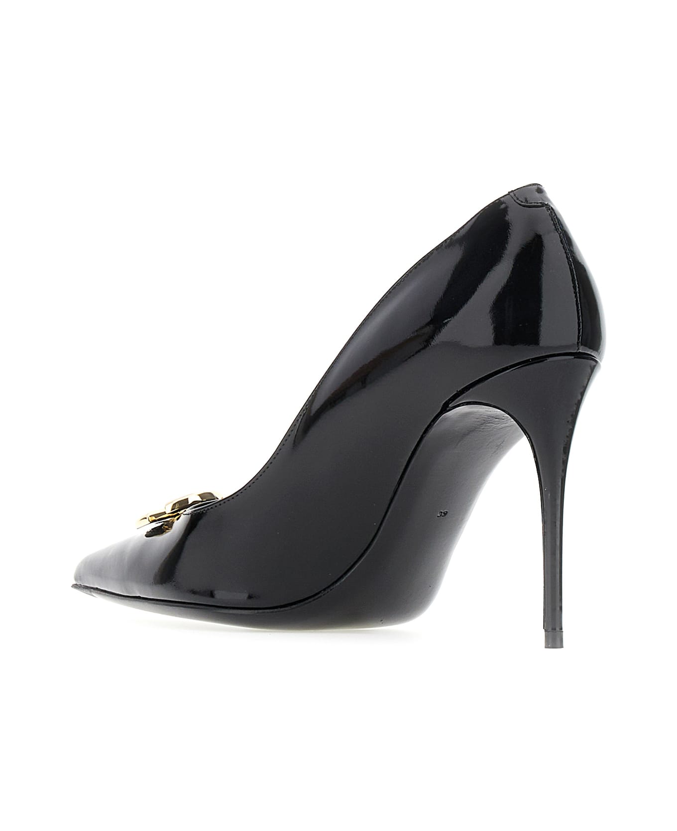 Dolce & Gabbana Black Leather Pumps - 80999
