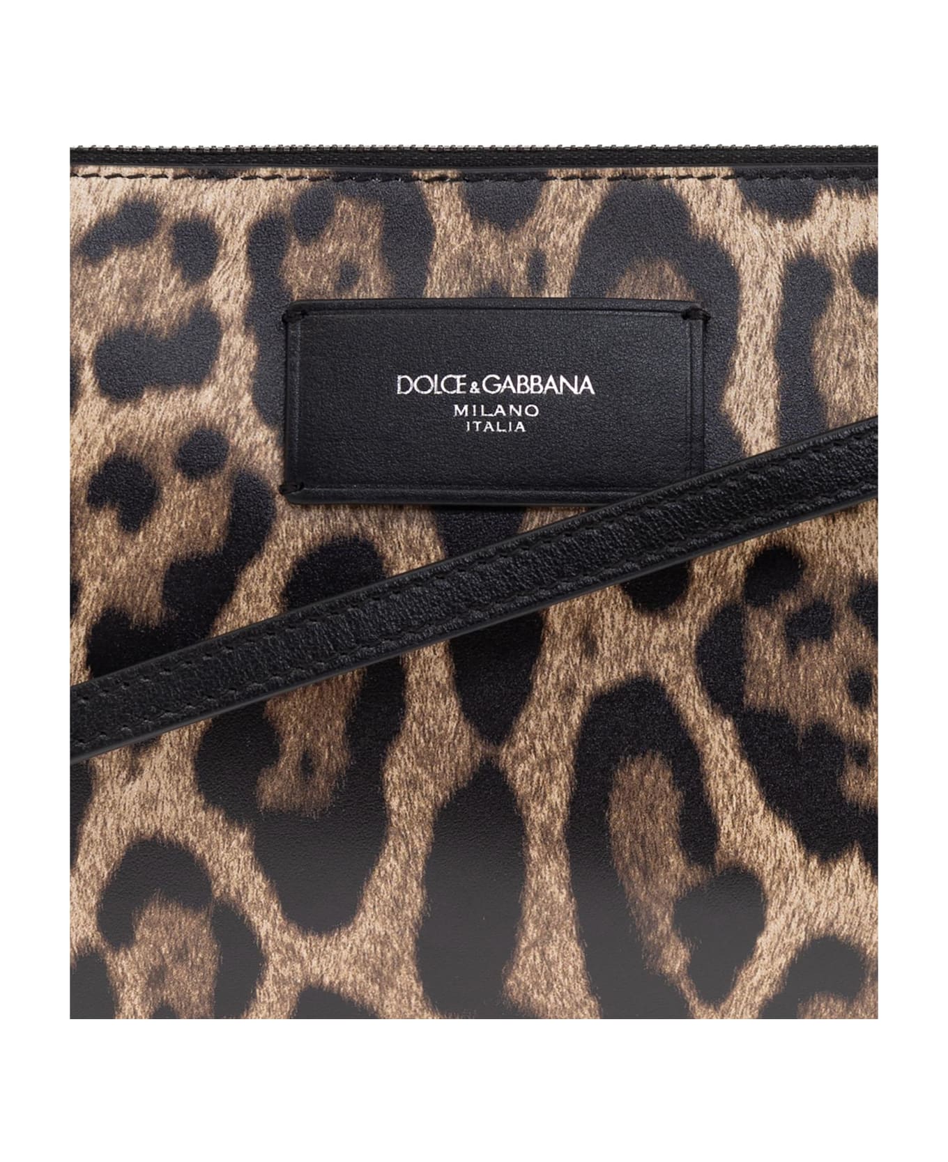 Dolce & Gabbana Animal Print Shoulder Bag - LEO NEW