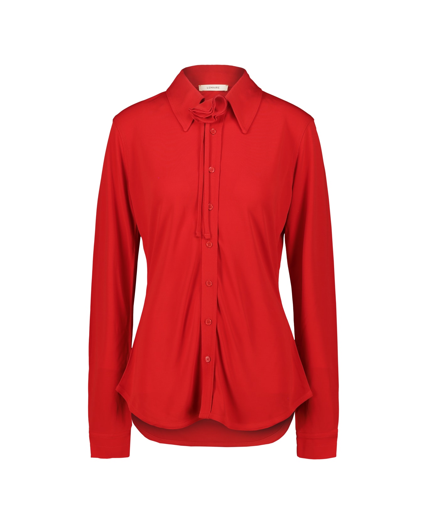 Lemaire Soft Fitted Shirt - Lipstick Red