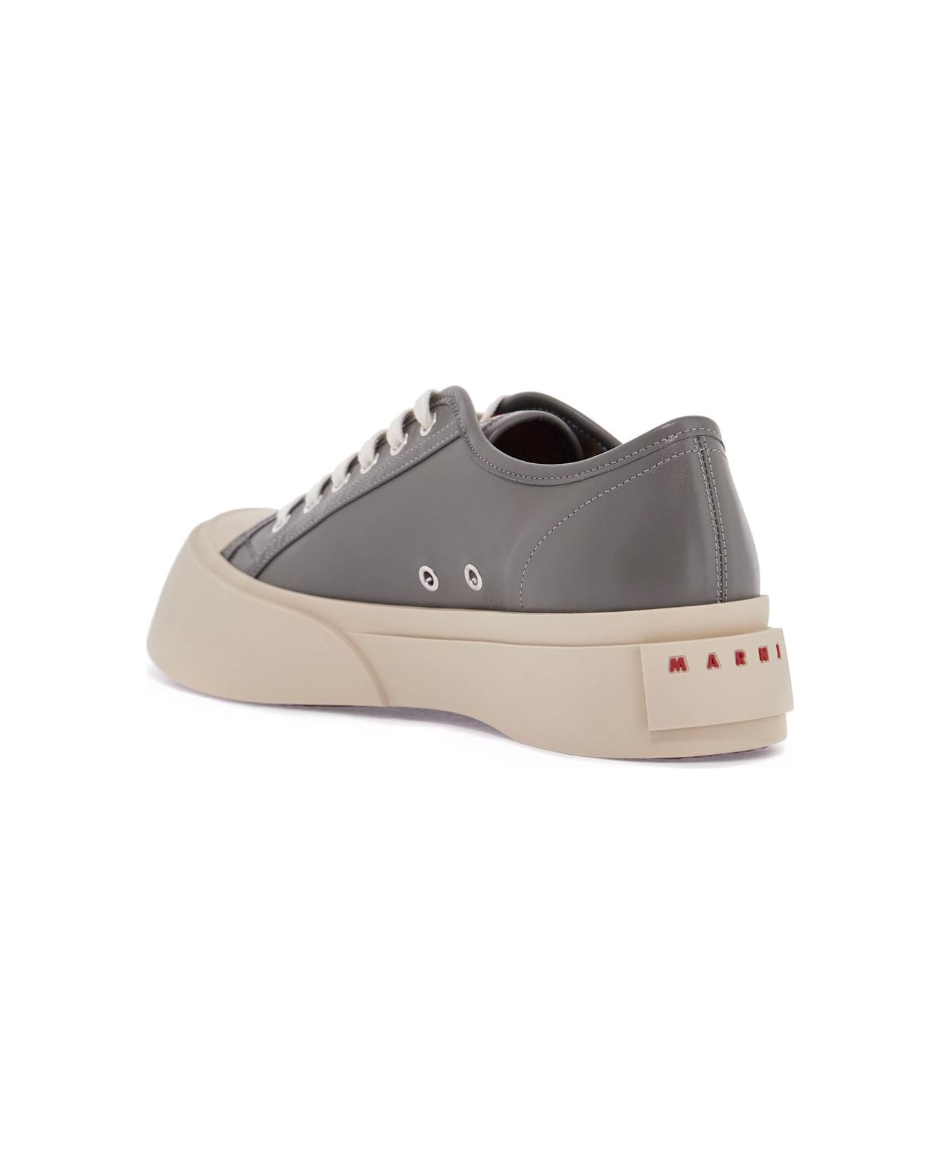 Marni Elegant Gray Calfskin Men
s Sneakers - NEUTRAL GREY (Grey)