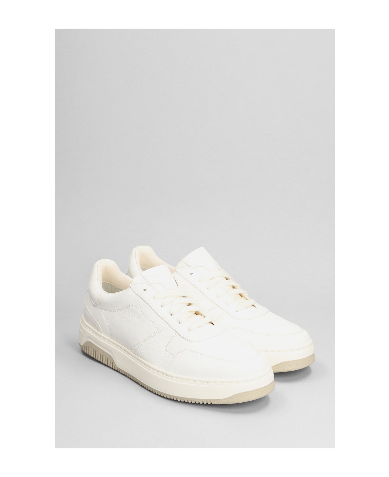 Tagliatore 0205 Sneakers In White Leather - white