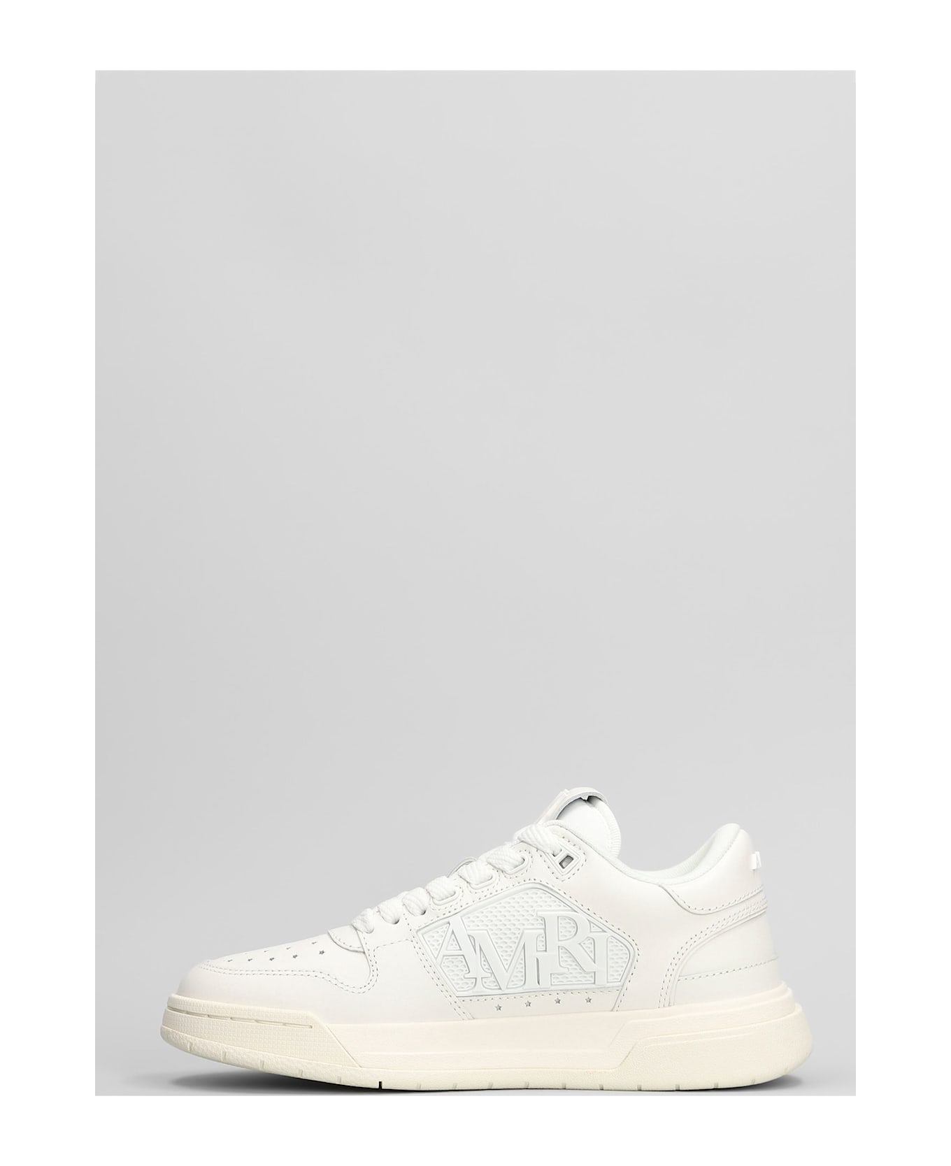 AMIRI Classic Low Sneakers In White Leather - white