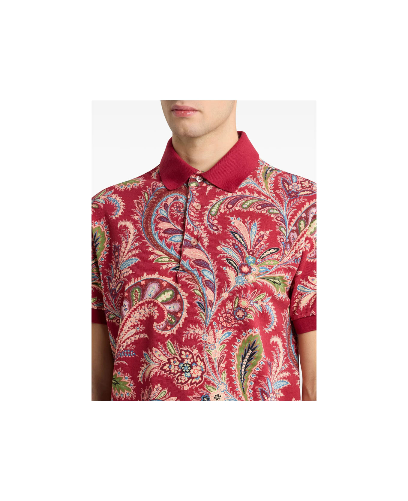 Etro Sweater - RED ポロシャツ