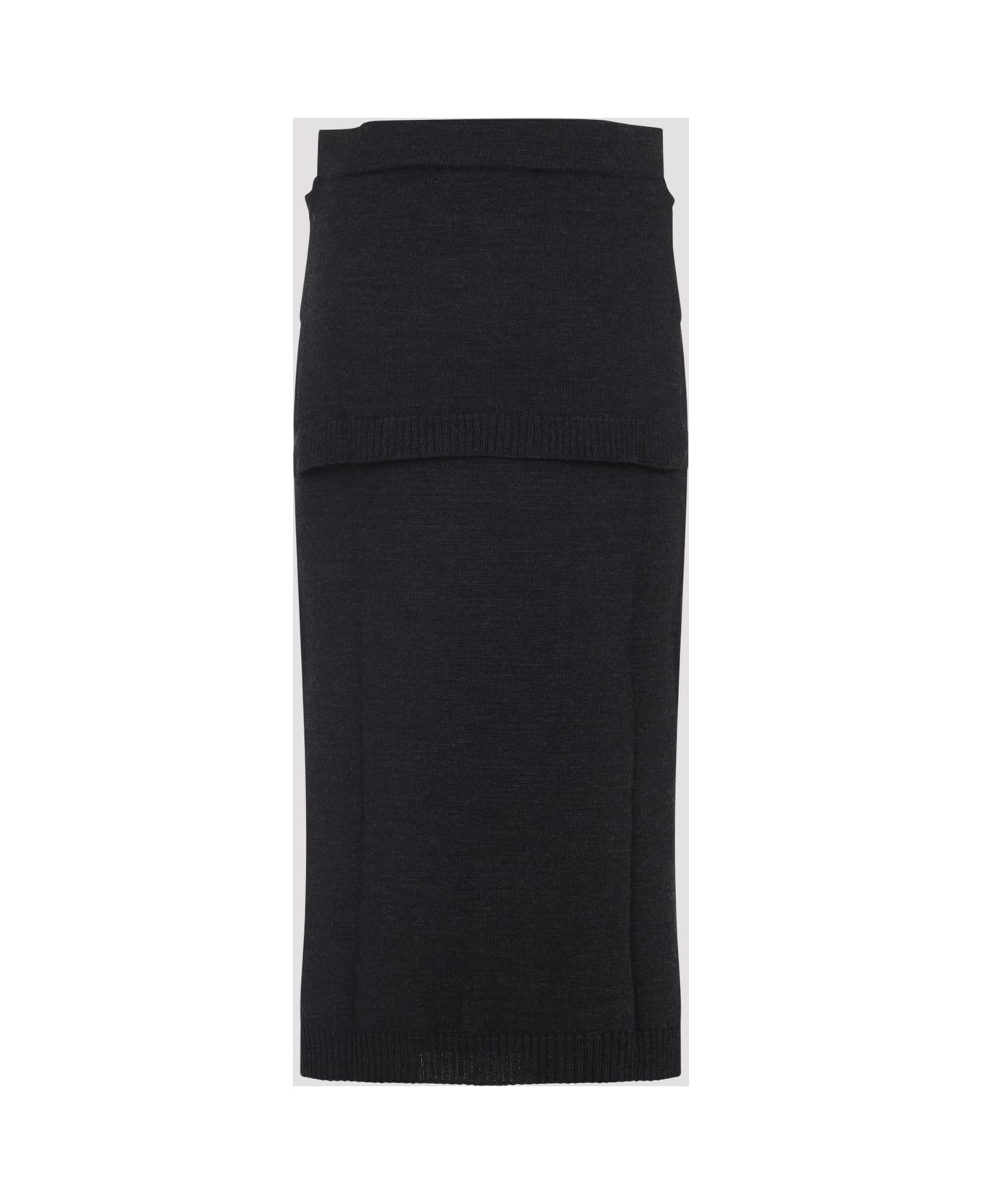 Lemaire Trompe L`oeil Skirt - Anthracite