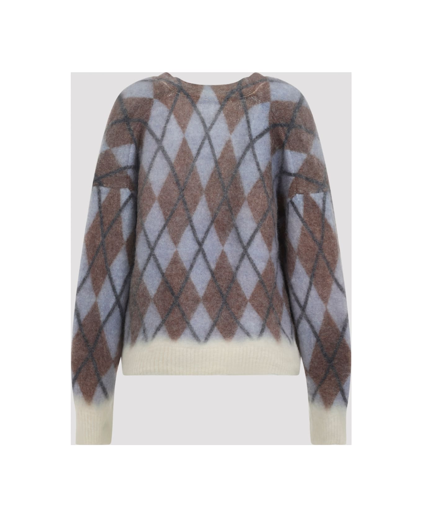 Acne Studios Mohair Cardigan - Aft Grey Brown