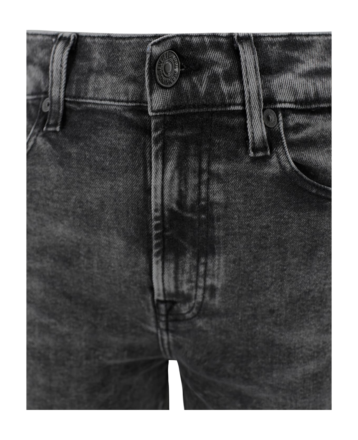 7 For All Mankind Very High-waisted Denim - Denim