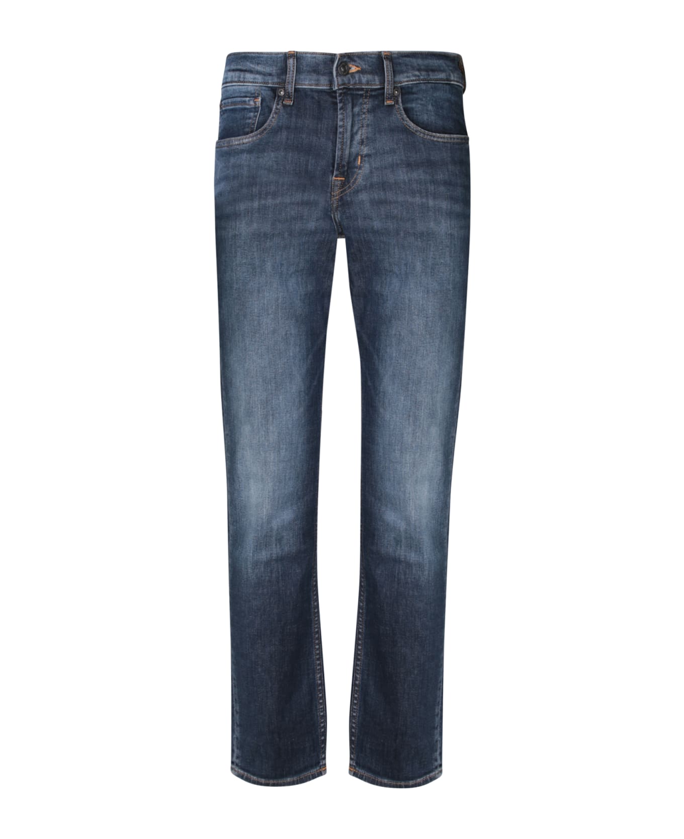 7 For All Mankind Slimmy Tapered Dark Blue Jeans - Blue デニム