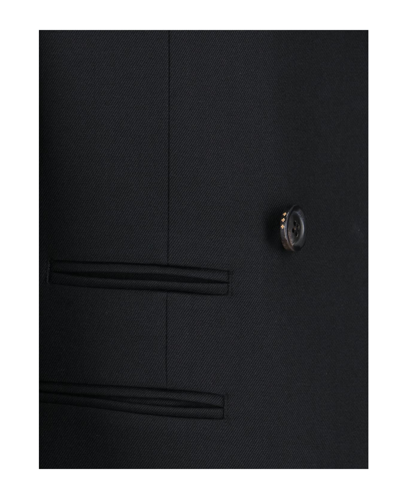 Tonywack Double-breasted Blazer - Black  