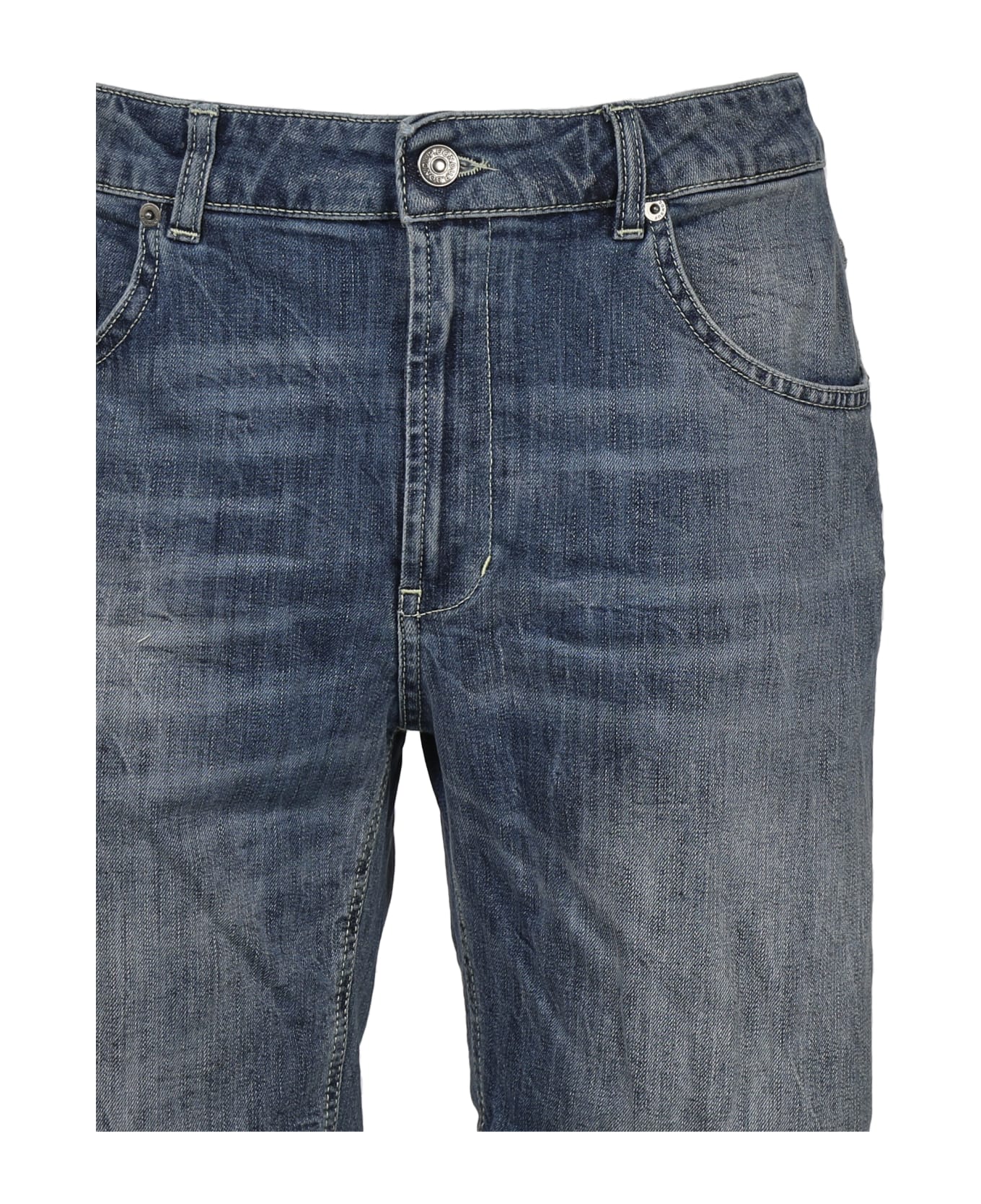 Dondup Shorts In Cotton - Blue ショートパンツ