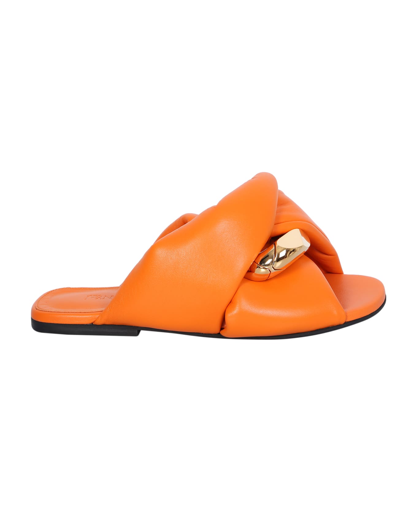 J.W. Anderson Sandal Slide Chain Twist - Orange