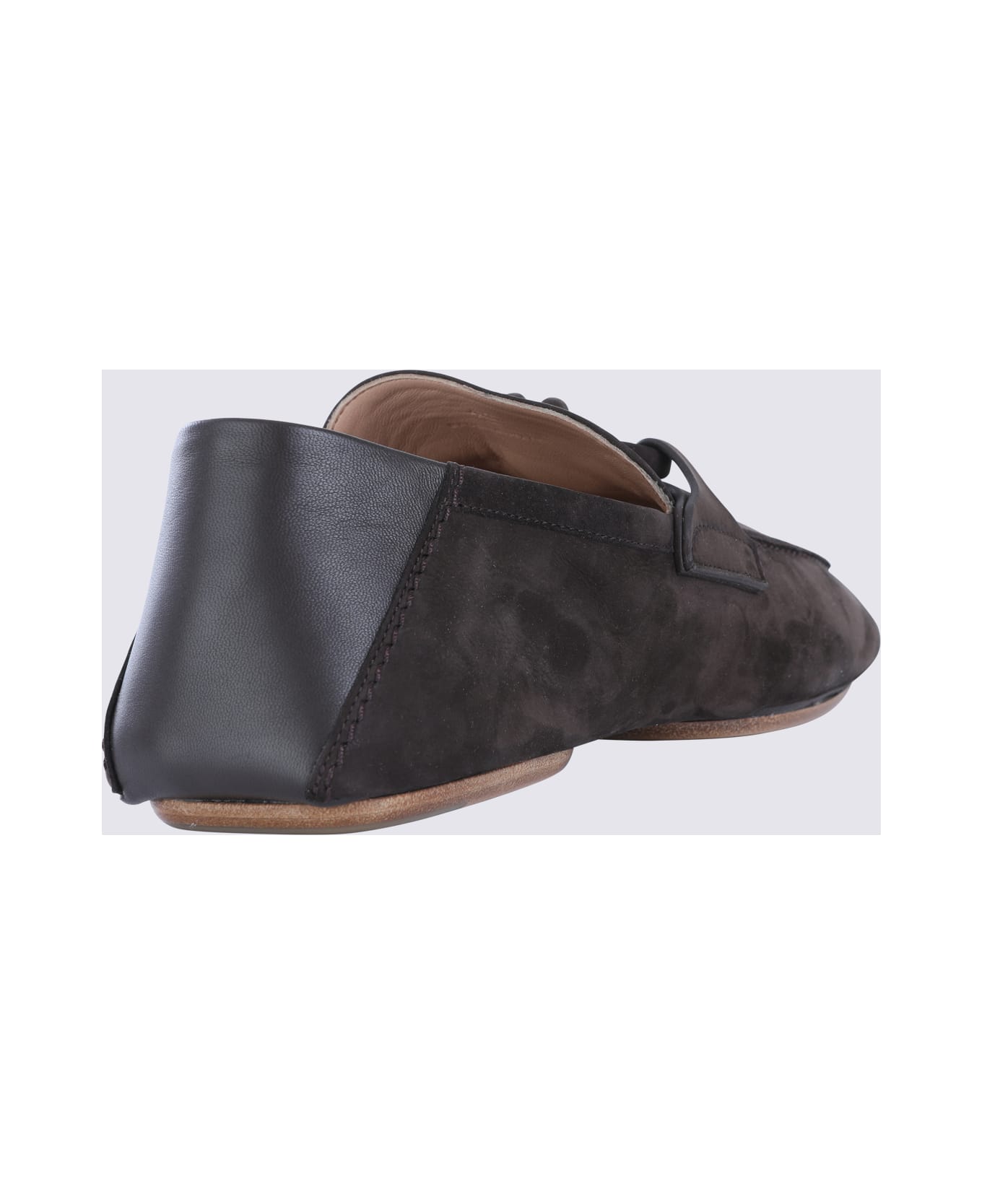 Bottega Veneta Dark Brown Leather Loafers - FONDANT