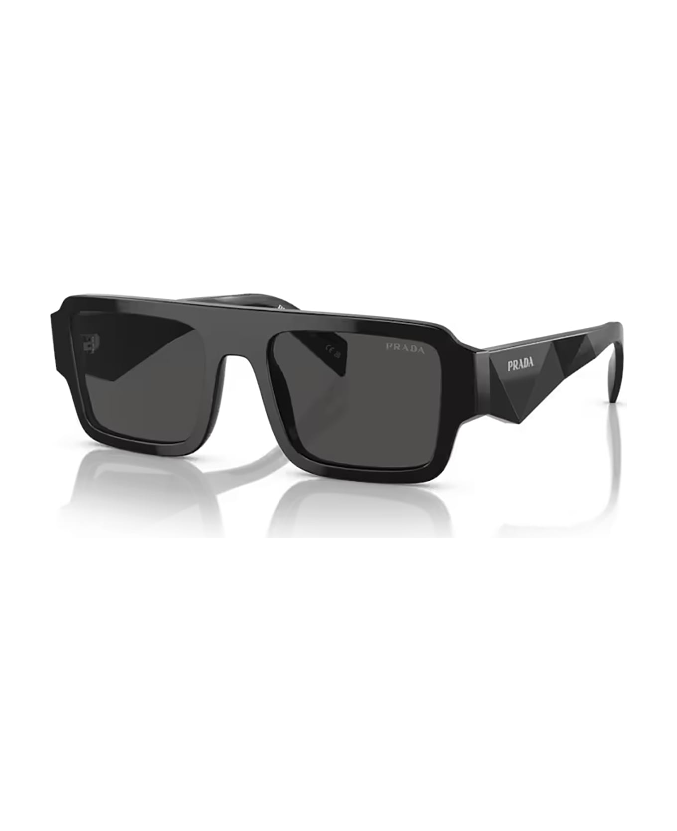 Prada Eyewear Pr A05s Black Sunglasses - Black