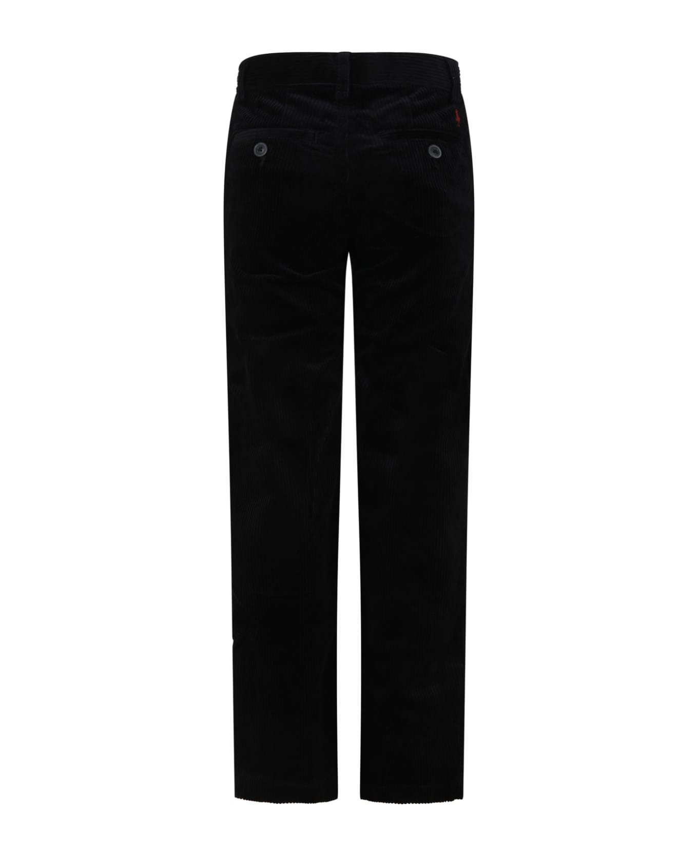 Ralph Lauren Black Trousers For Boy - Black