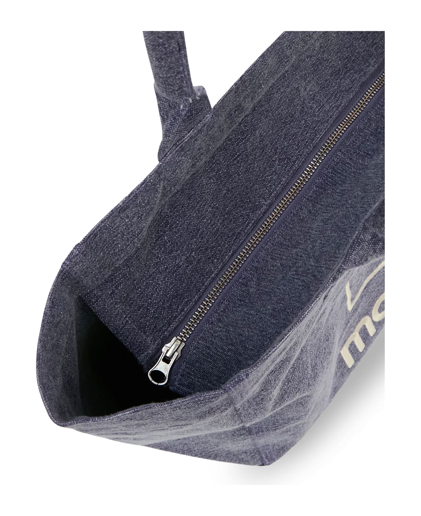 Isabel Marant Yenky Zipped Cotton Shoulder Bag - Purple