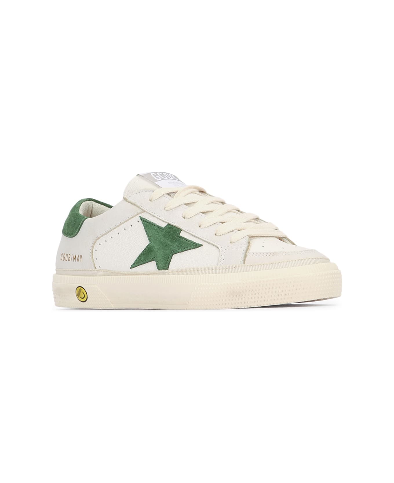 Golden Goose May With Double Quarter A - WHITEBEIGEGREEN