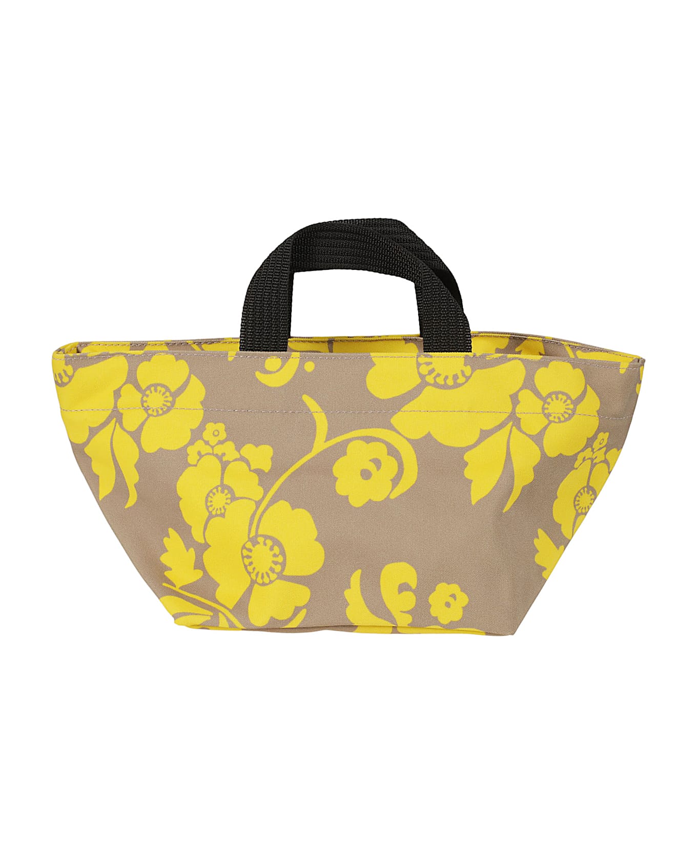 Hervè Chapelier Button Snap Tote - Mastic Gold