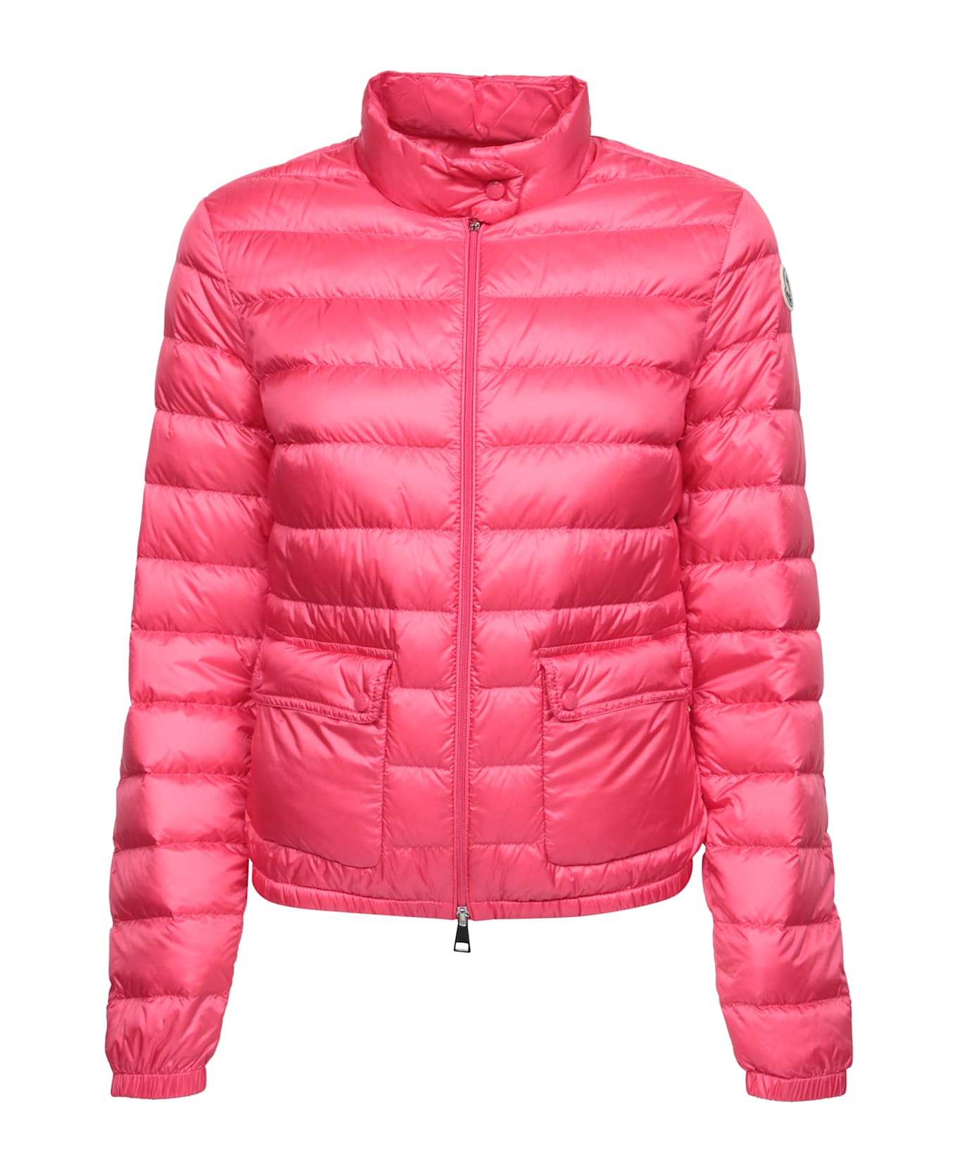 Moncler 'lans' Fuchsia Polyamide Down Jacket - Pink