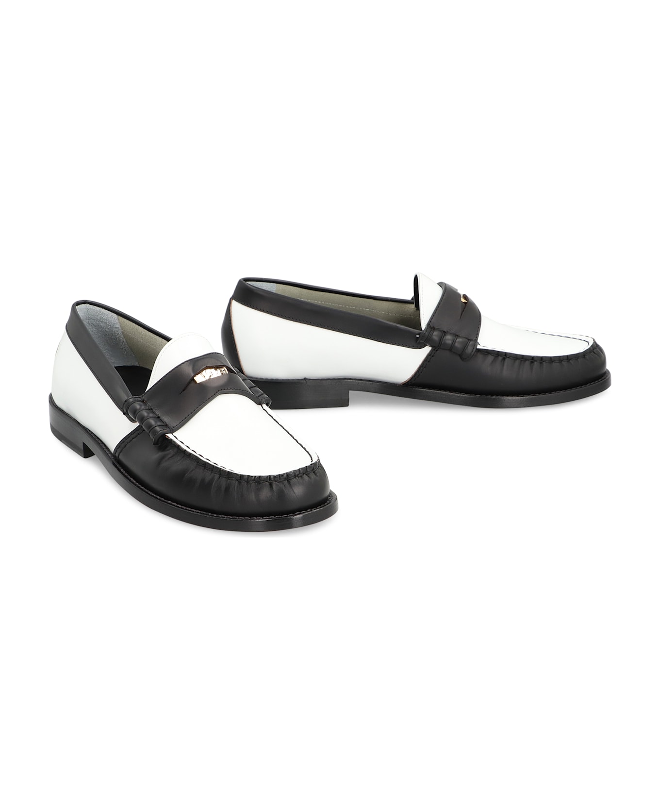 Rhude Faulty Leather Loafers - White