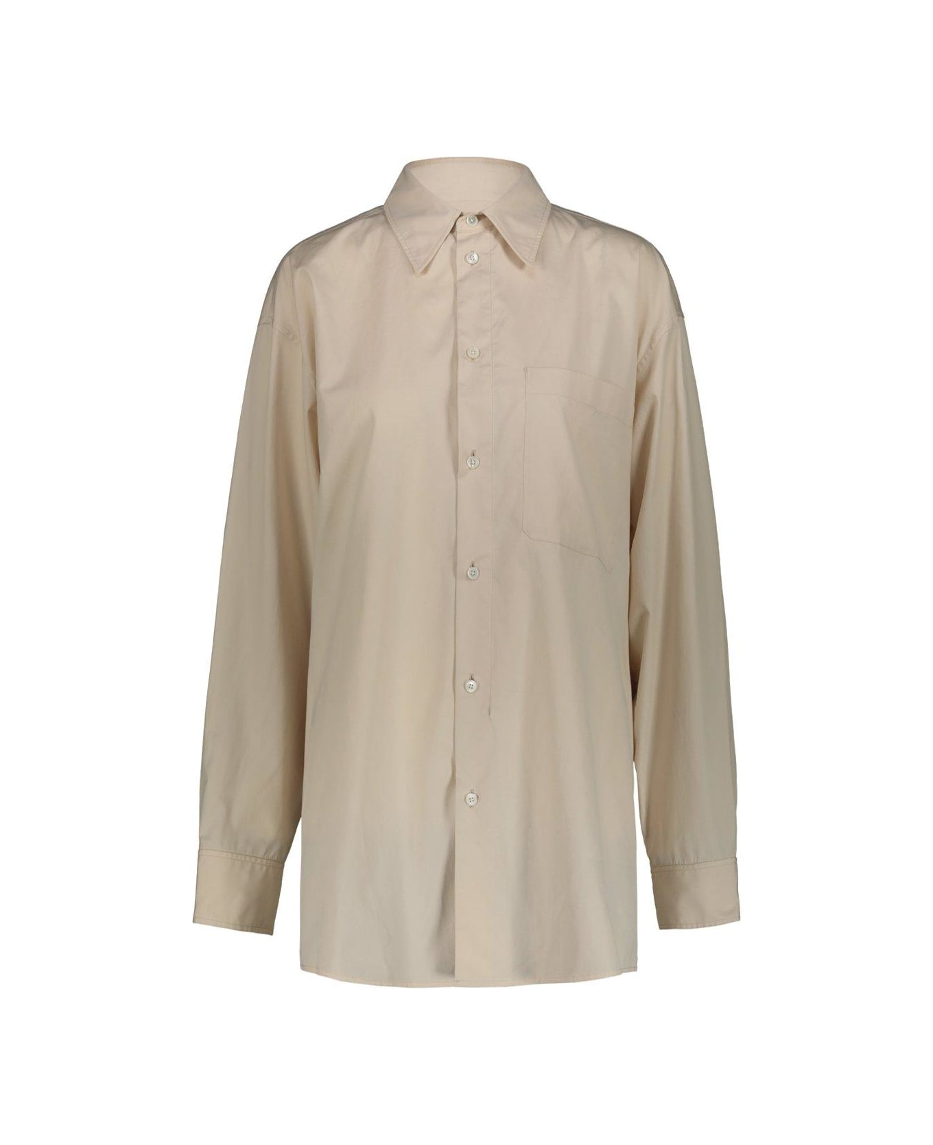 Lemaire Overlapping-panelled Buttoned Shirt - IVORY シャツ