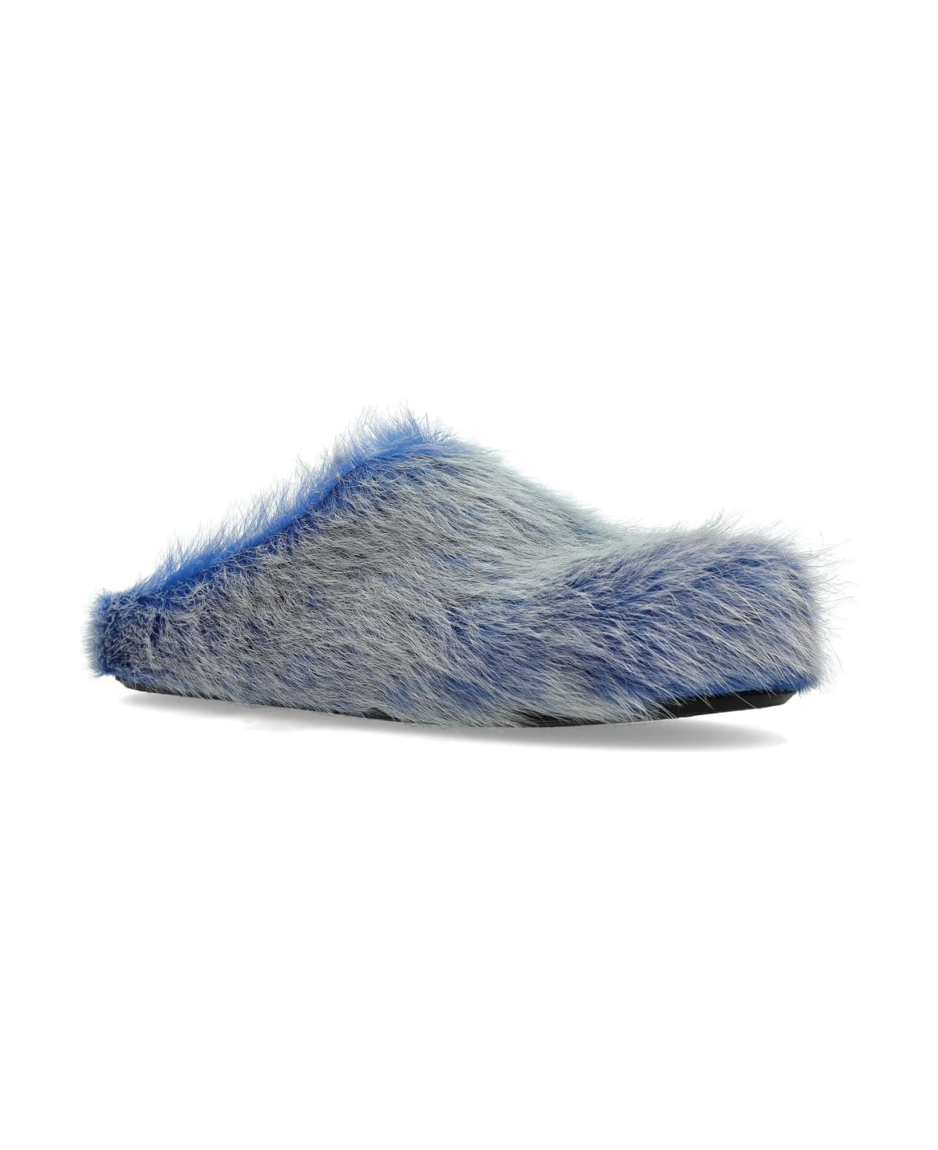 Marni Fur Slippers 
fussbett
 - Blu
