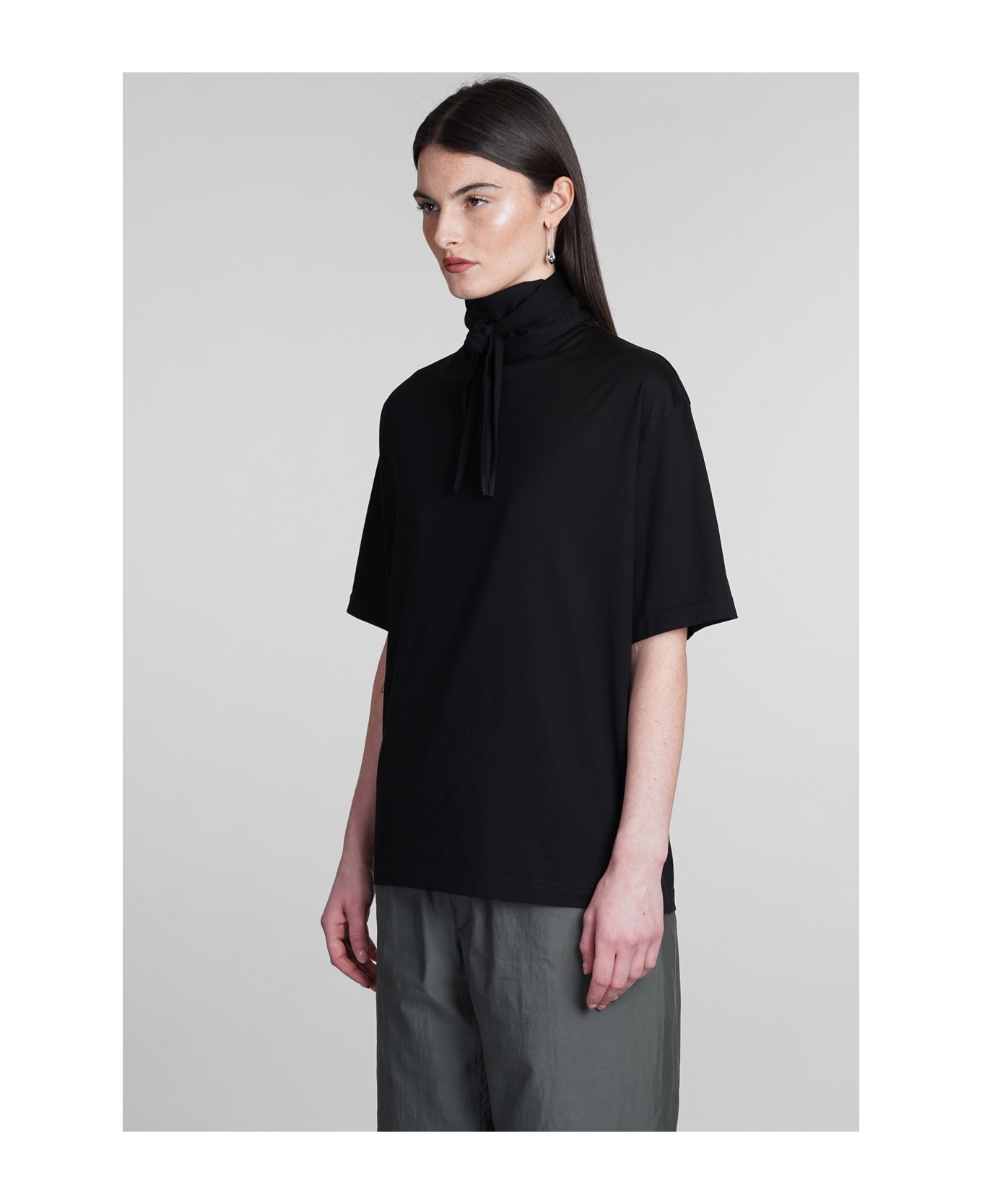 Lemaire T-shirt In Black Cotton - black