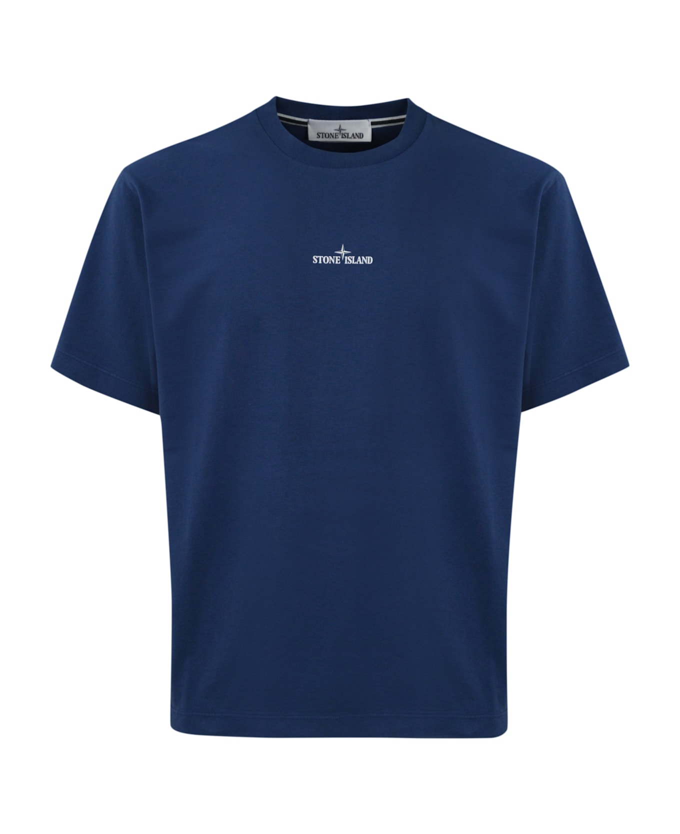 Stone Island 21002rc Organic Cotton T-shirt - Blue marine