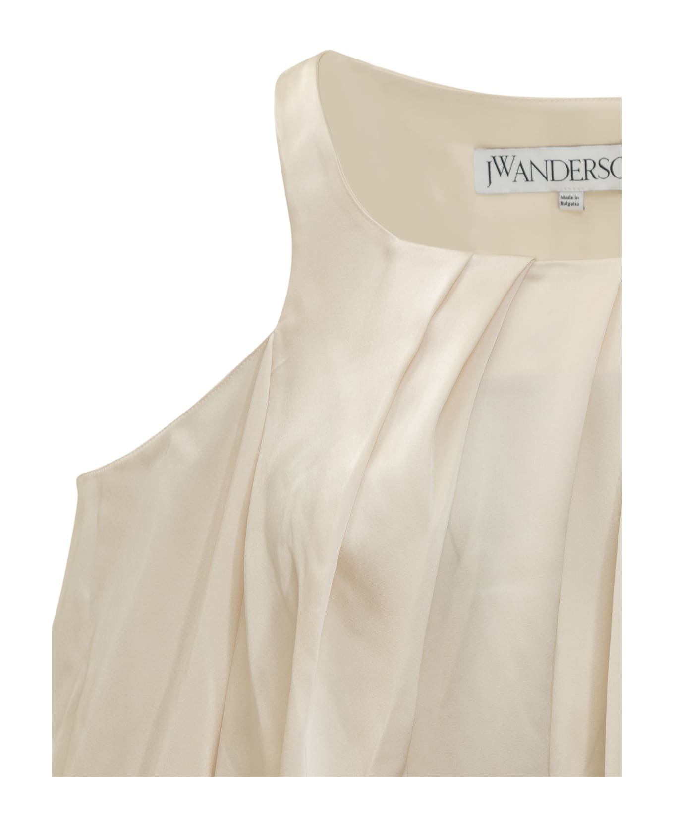 J.W. Anderson Twisted Shoulder Top - OFF WHITE